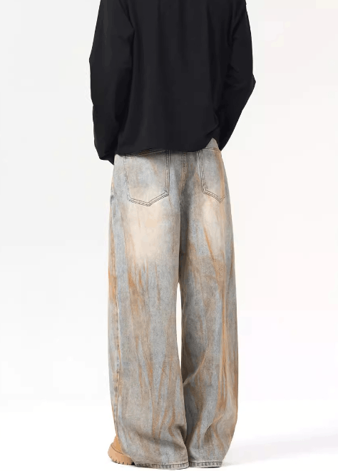 Japanese Brand × Jean Distressed dirtyfit men's loose vintage jeans Size US 32 / EU 48 - 3 Thumbnail