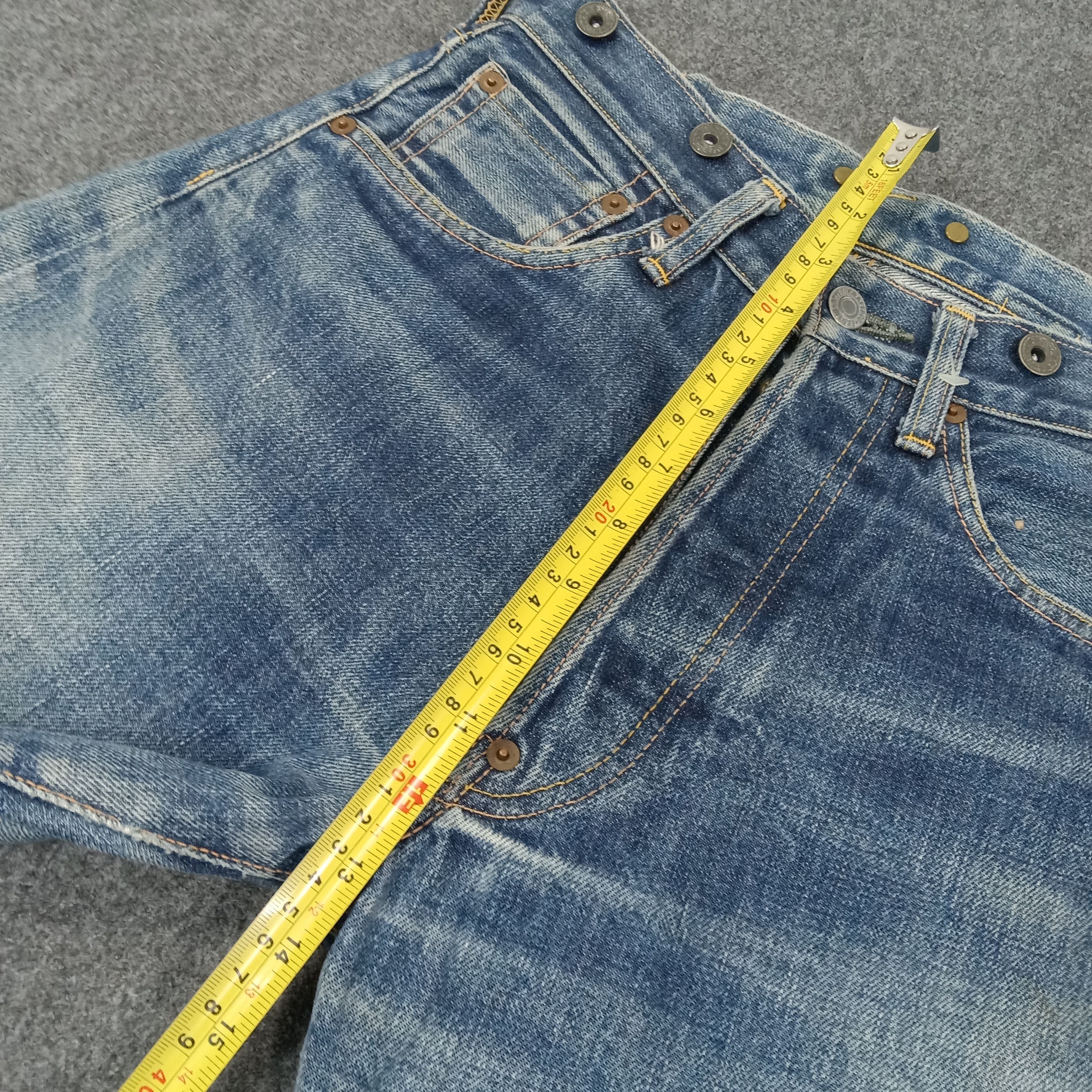 Evisu Evisu Selvedge Japanese 3Q Custom Daicock Jeans C258N14 Size US 27 - 9 Thumbnail