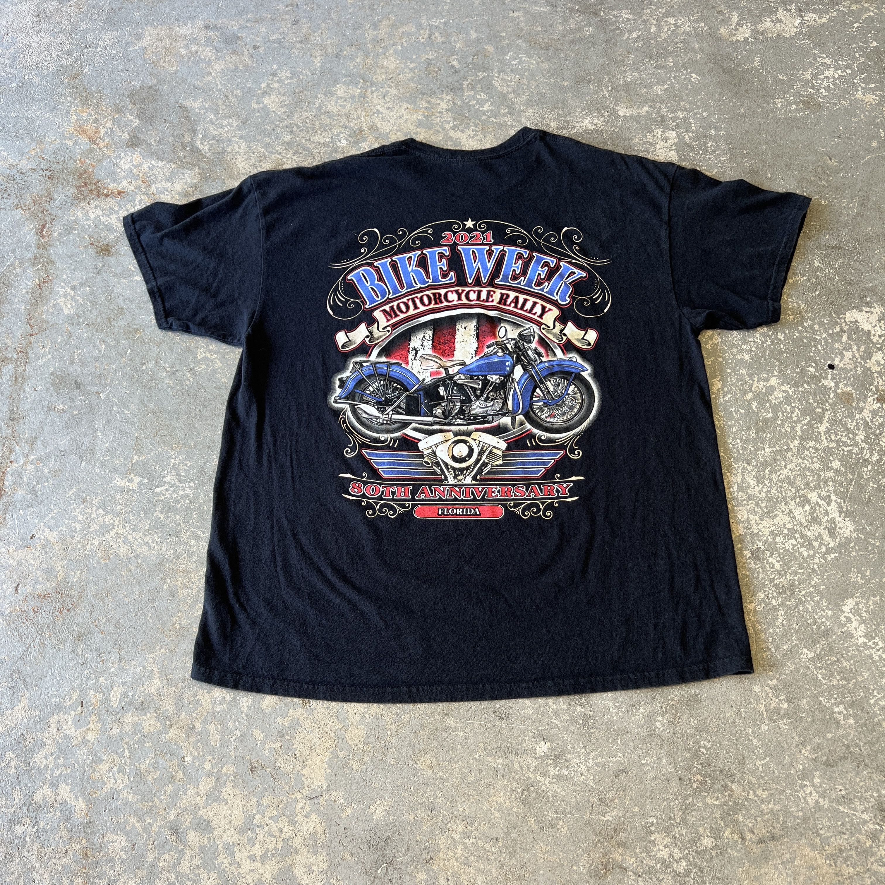 Other Vintage 2021 Florida Bike Week T-Shirt Size US XL / EU 56 / 4 - 3 Thumbnail