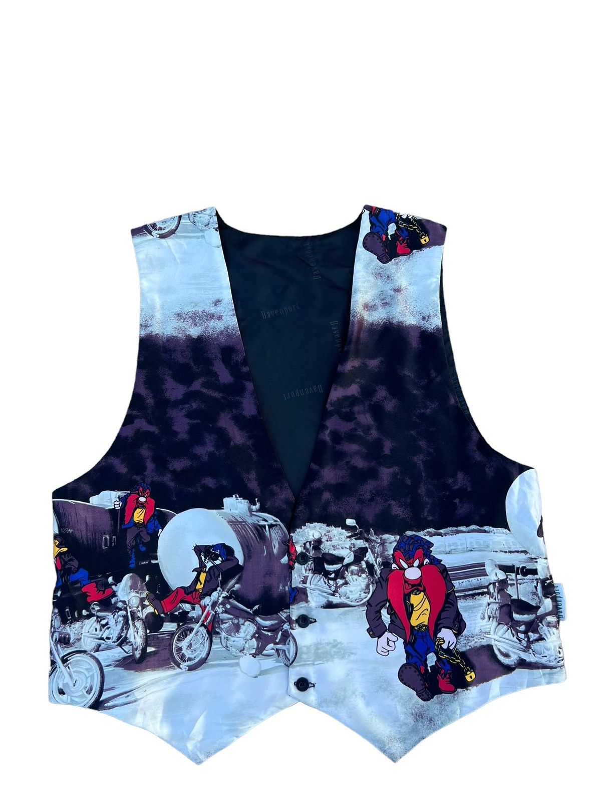 image of Vintage 90's Looney Tunes Yosemite Sam Outlaws Vest, Men's (Size Large)