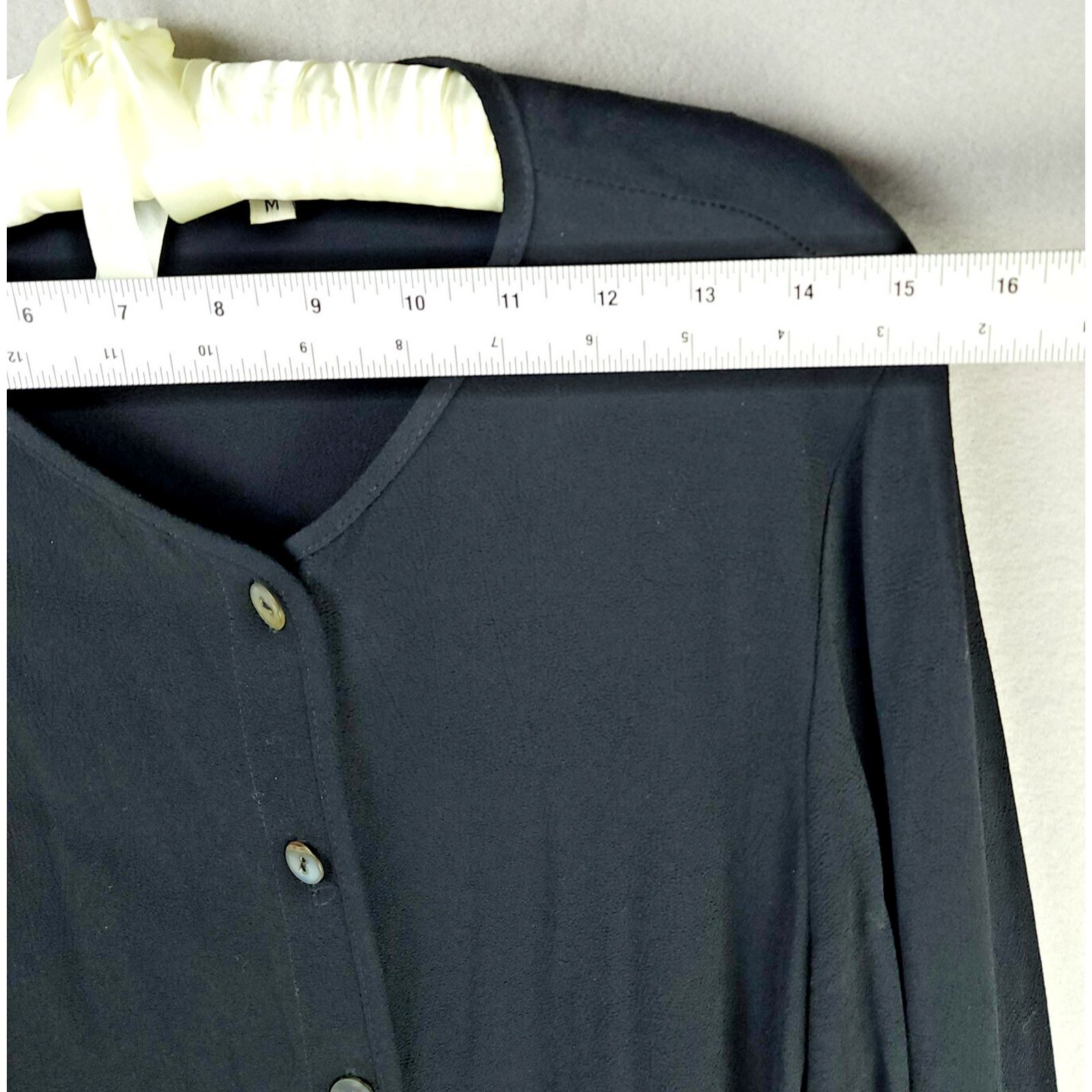 Other Harlow Rayon Black Buttoned Long Sleeve Sweater Medium Size M / US 6-8 / IT 42-44 - 3 Thumbnail