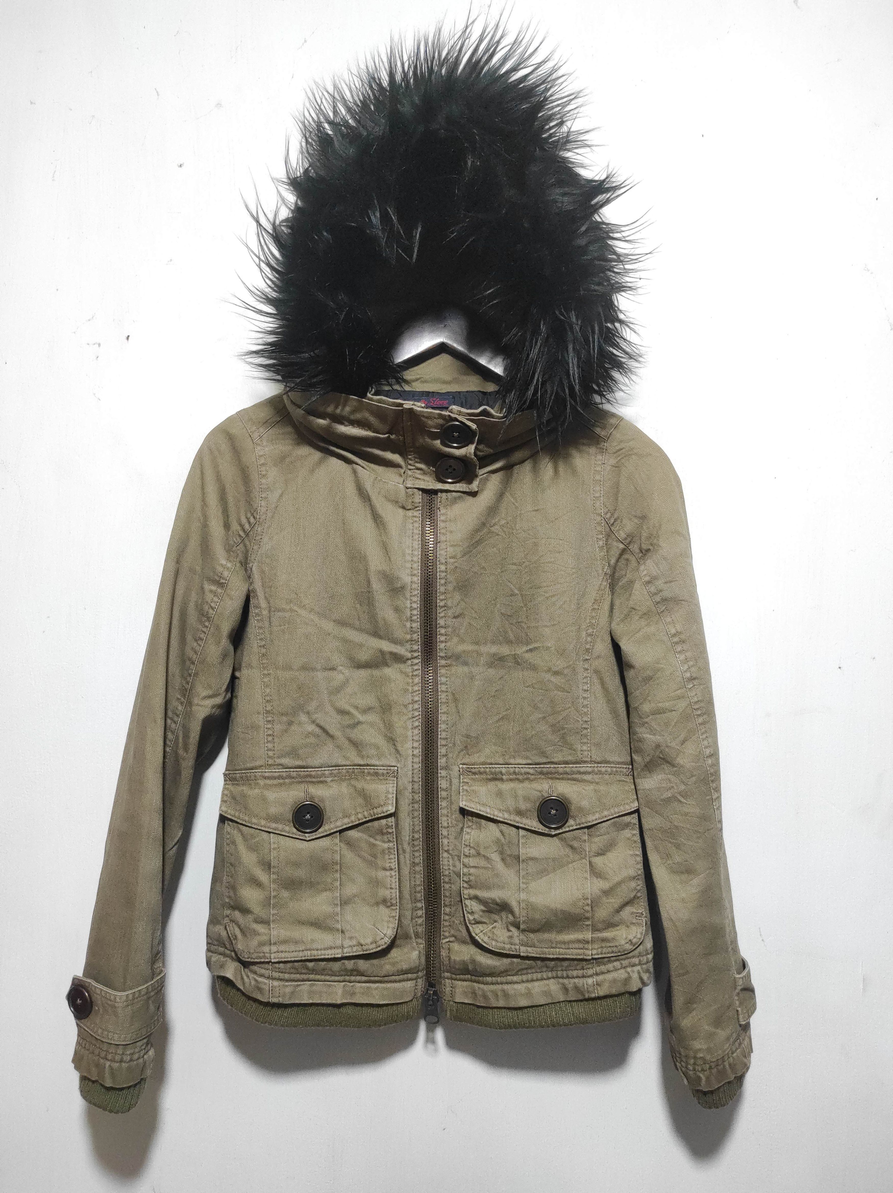 If Six Was Nine Lucky Store Double Zipper Fur Hoodie Parka i6w9 Lgb Style Size US S / EU 44-46 / 1 - 9 Thumbnail