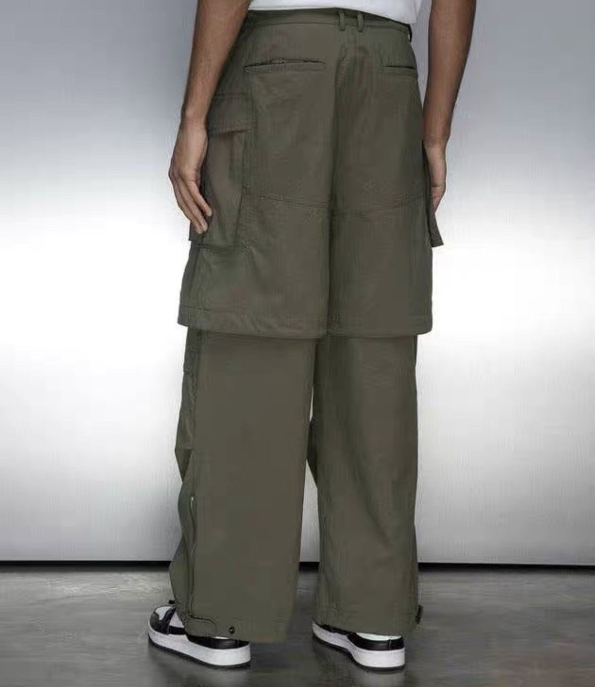 Juun.J Juun.J 2-in-1 Detachable Wide-Leg Cargo Pants J31 Size US 28 / EU 44 - 8 Thumbnail