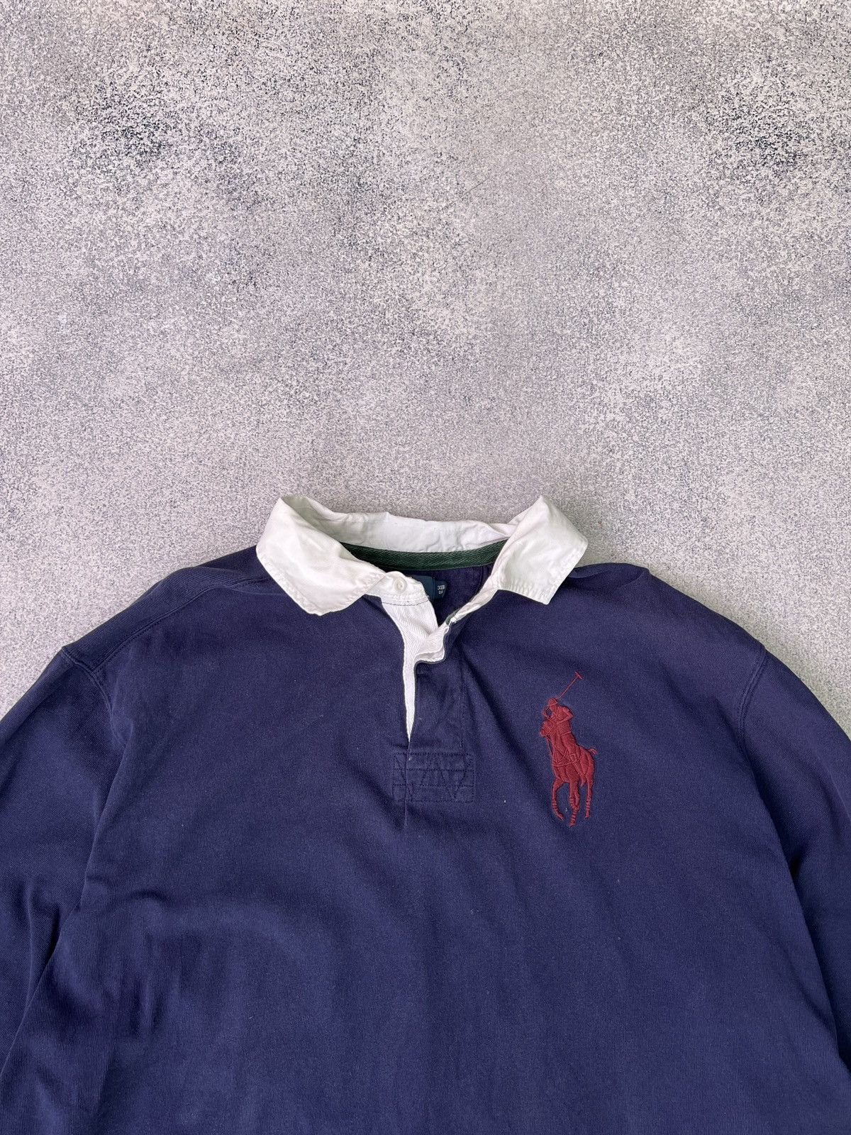 Polo Ralph Lauren × Vintage Vintage Polo Ralph Lauren Rugby Shirt Size US XXL / EU 58 / 5 - 7 Thumbnail