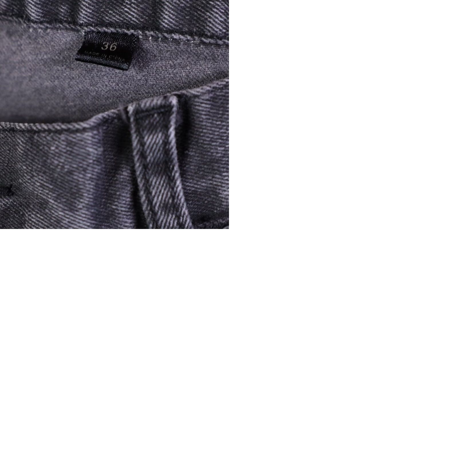 John Varvatos John Varvatos Jeans Mens 36 Black Washed Slim Straight 5 Pocket Denim USA Size US 36 / EU 52 - 9 Thumbnail