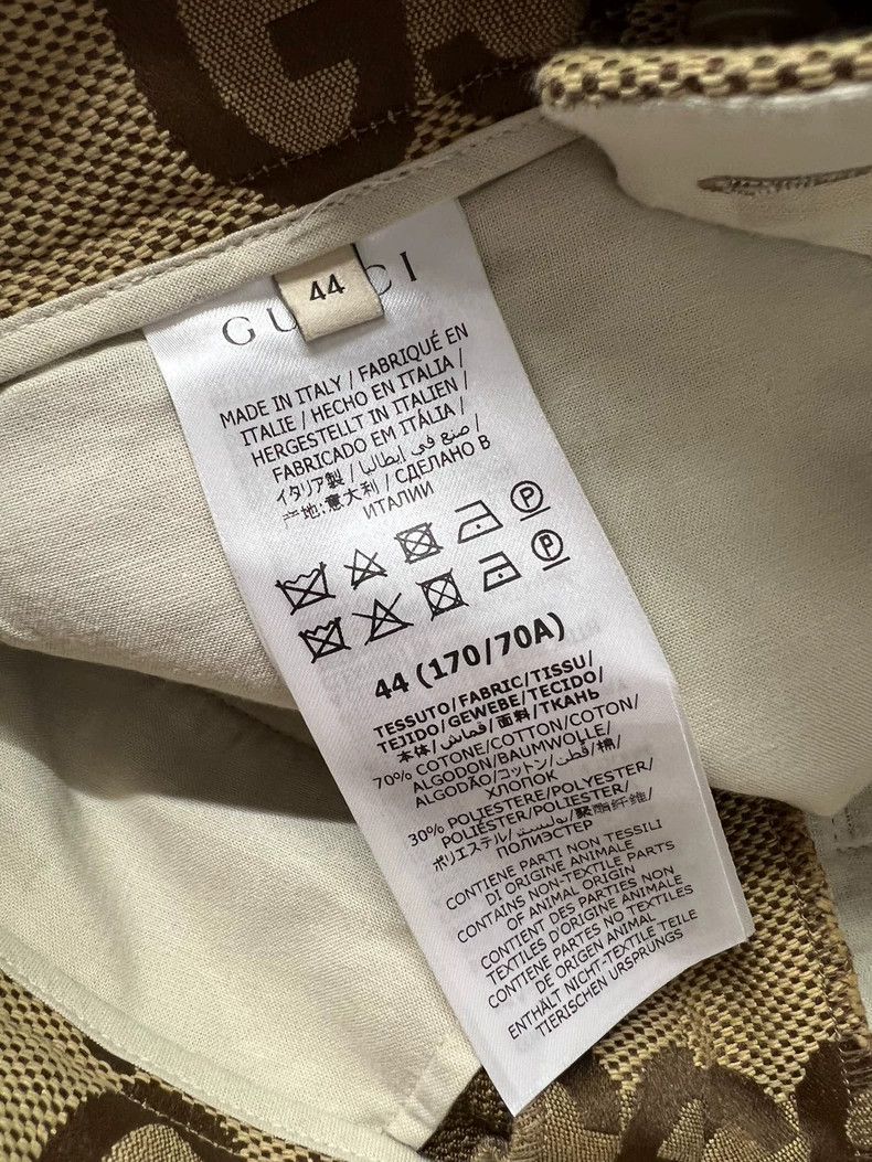 Gucci Gucci Brown double G full logo medium pants Size 28" / US 6 / IT 42 - 4 Thumbnail