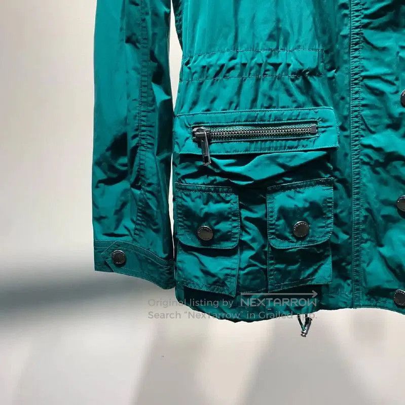 Burberry Burberry Green Cotton Women's Trench Coat. Size XXS / US 00 / IT 34 - 4 Thumbnail