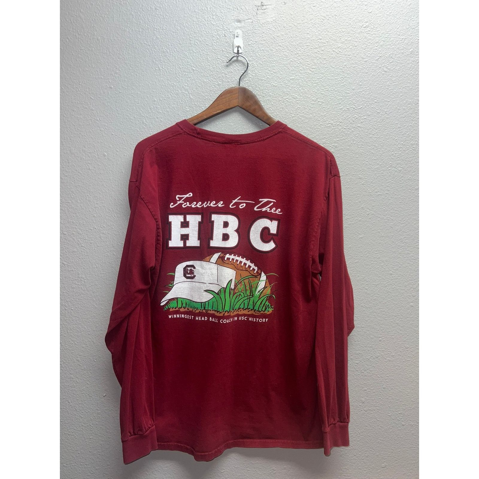 Vintage South Carolina Gamecocks Football Shirt Long Sleeve Tee L Size US L / EU 52-54 / 3 - 6 Thumbnail