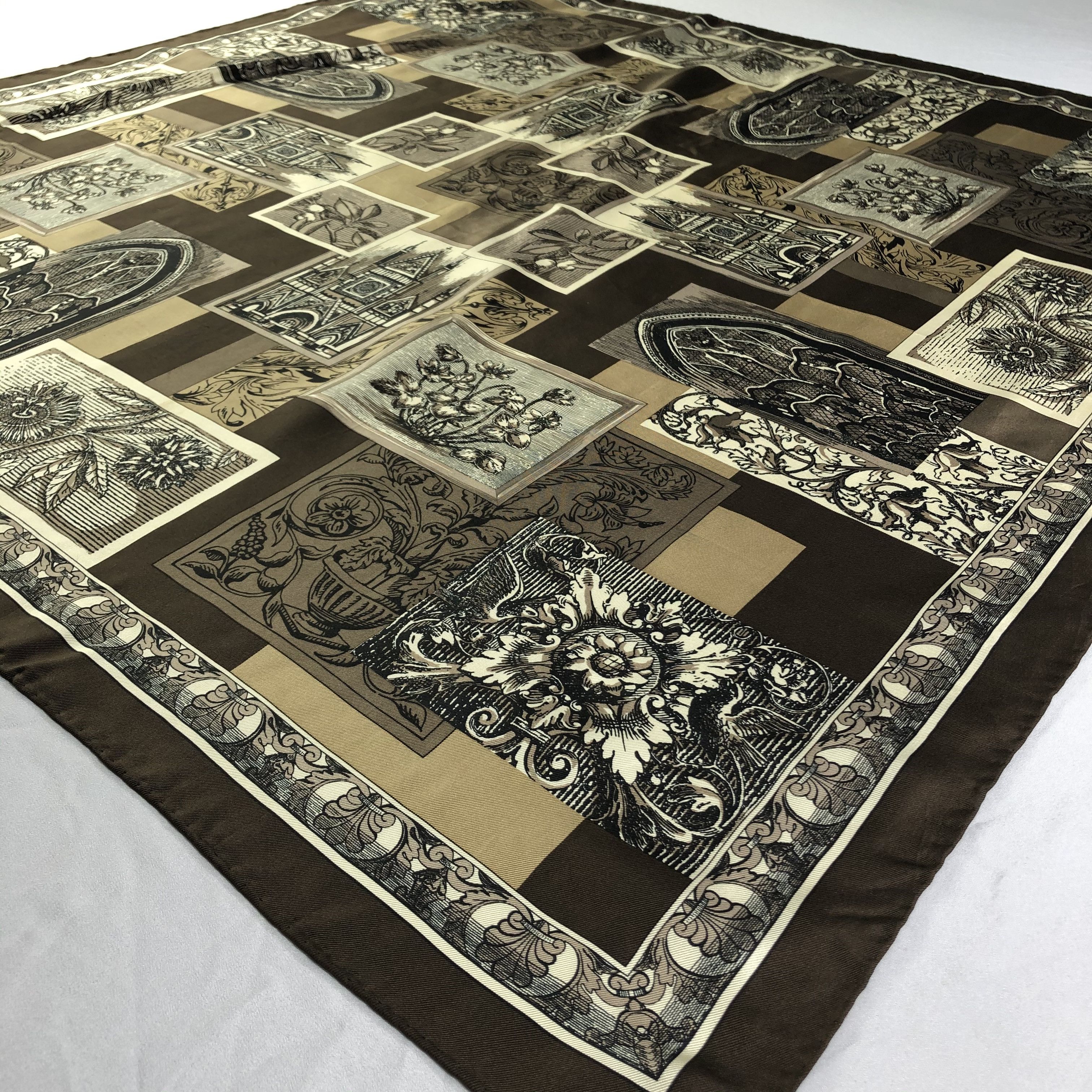 Vintage Vintage Silk Scarf Size ONE SIZE - 4 Thumbnail
