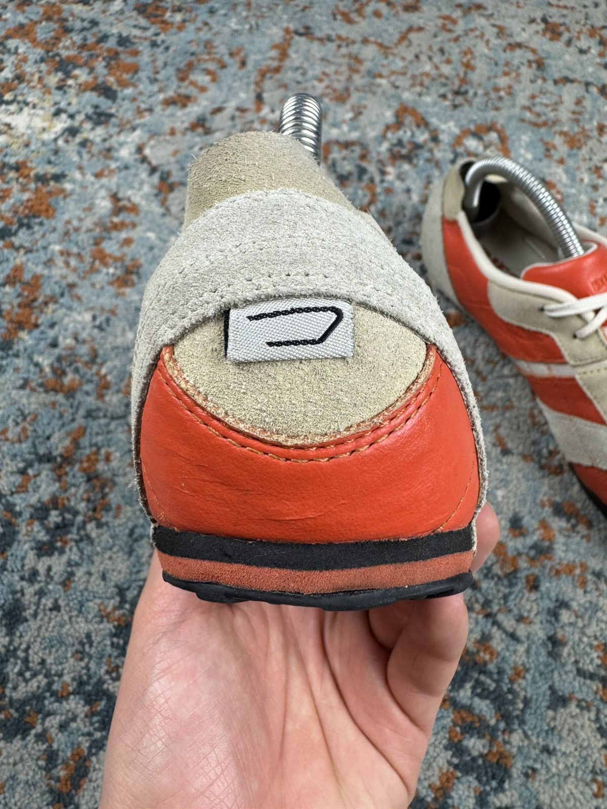 Diesel × Vintage Vintage 2000s Diesel low profile leather suede sneakers Size US 8 / IT 38 - 13 Thumbnail