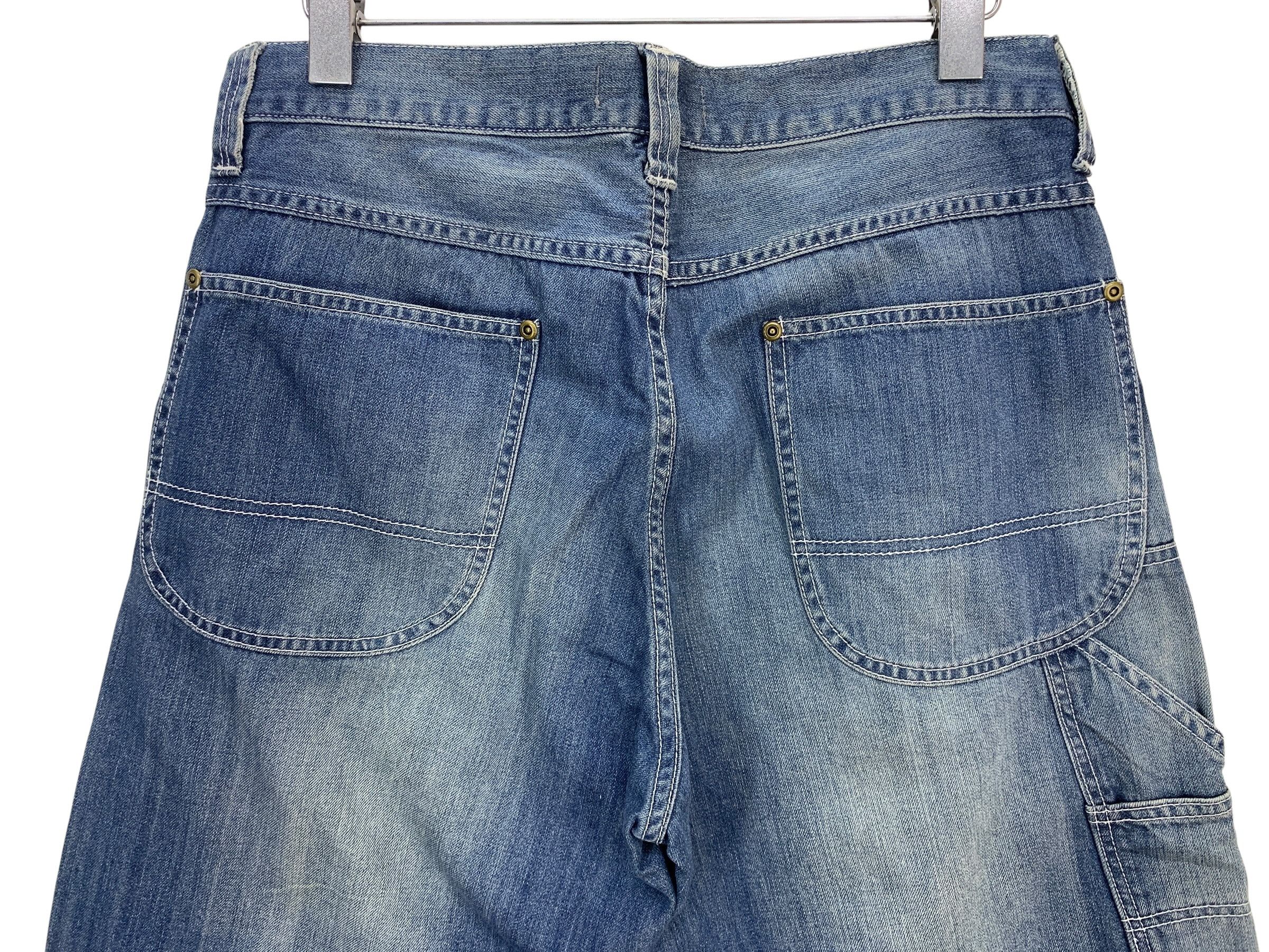 Japanese Brand Ranch Carpenter Workwear Dungarees Japanese Jeans Size 32 Size US 32 / EU 48 - 6 Thumbnail