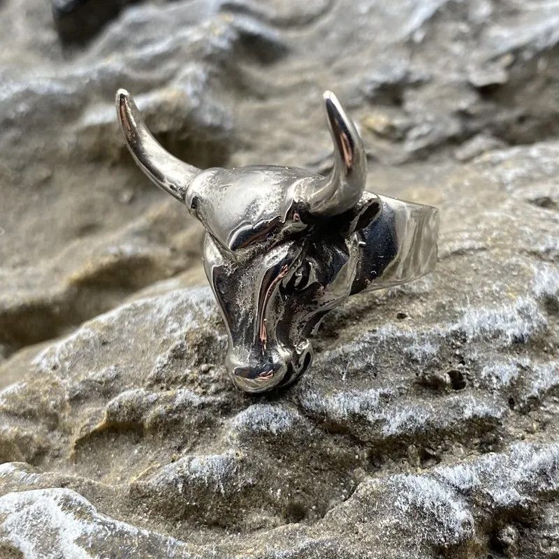 Jewelry × Vintage Bull Ring Size ONE SIZE - 4 Thumbnail