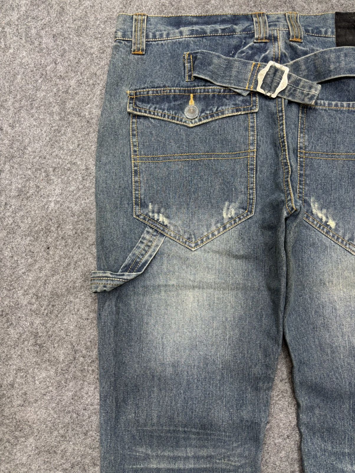 Japanese Brand DIVINER Japan Distressed Carpenter Denim F689 Size US 34 / EU 50 - 11 Thumbnail