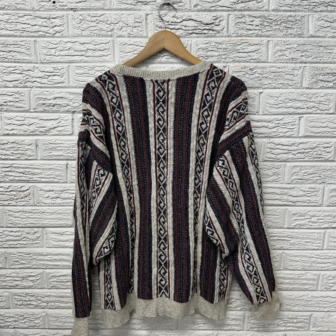 Saddlebred Vintage Saddlebred Aztec Cable Knit Sweater Size Large Size US XL / EU 56 / 4 - 3 Thumbnail