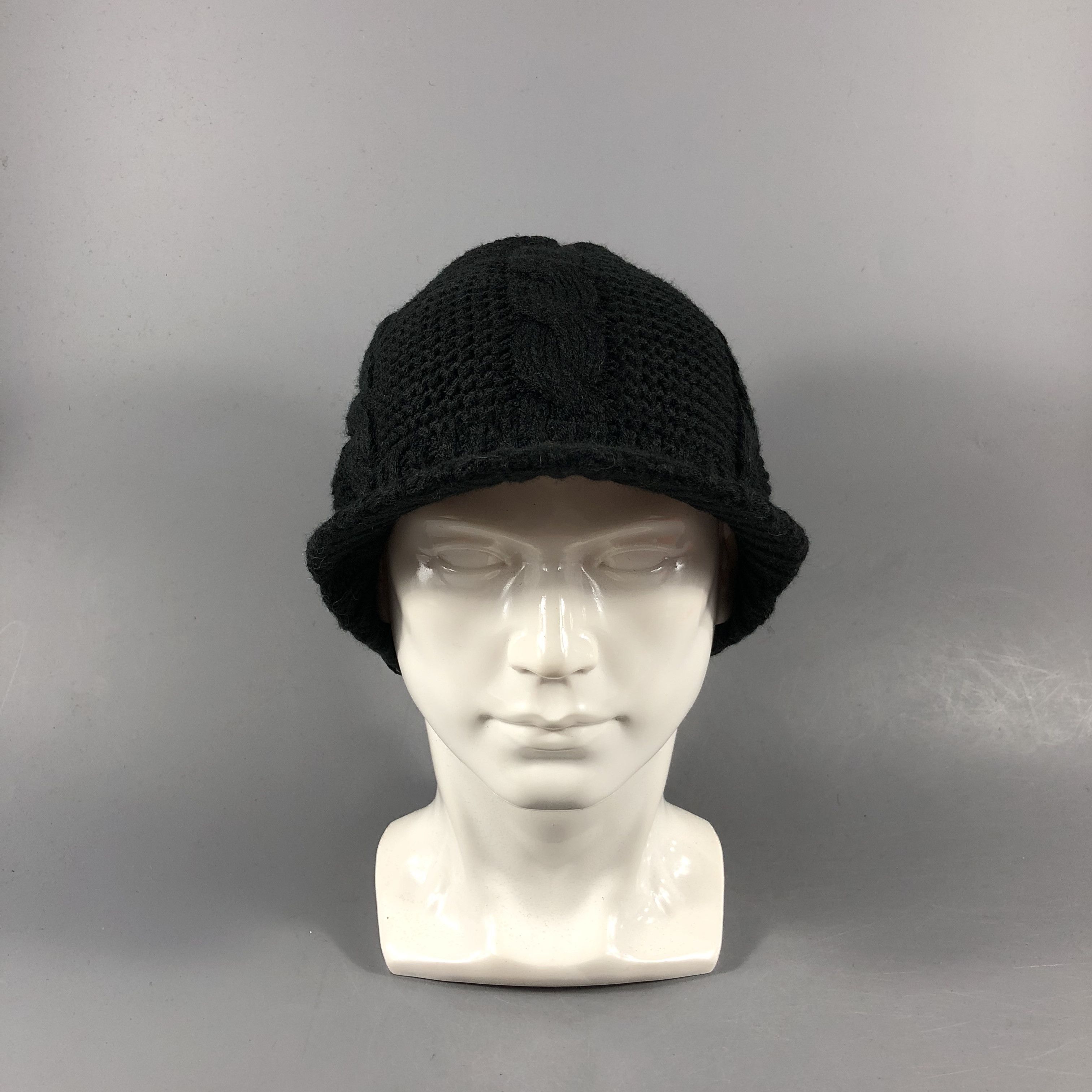 Vintage Driss Cable Knit Visor Cap Beanie Snowcap Snow Hat B981 Size ONE SIZE - 2 Thumbnail