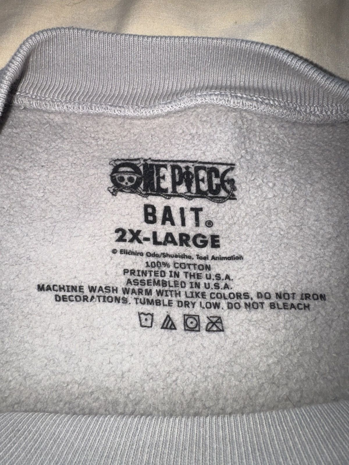 Bait × One Piece Bait x One Piece Pull Over Crewneck Size XXL (Devil Fruit) Size US XXL / EU 58 / 5 - 4 Thumbnail