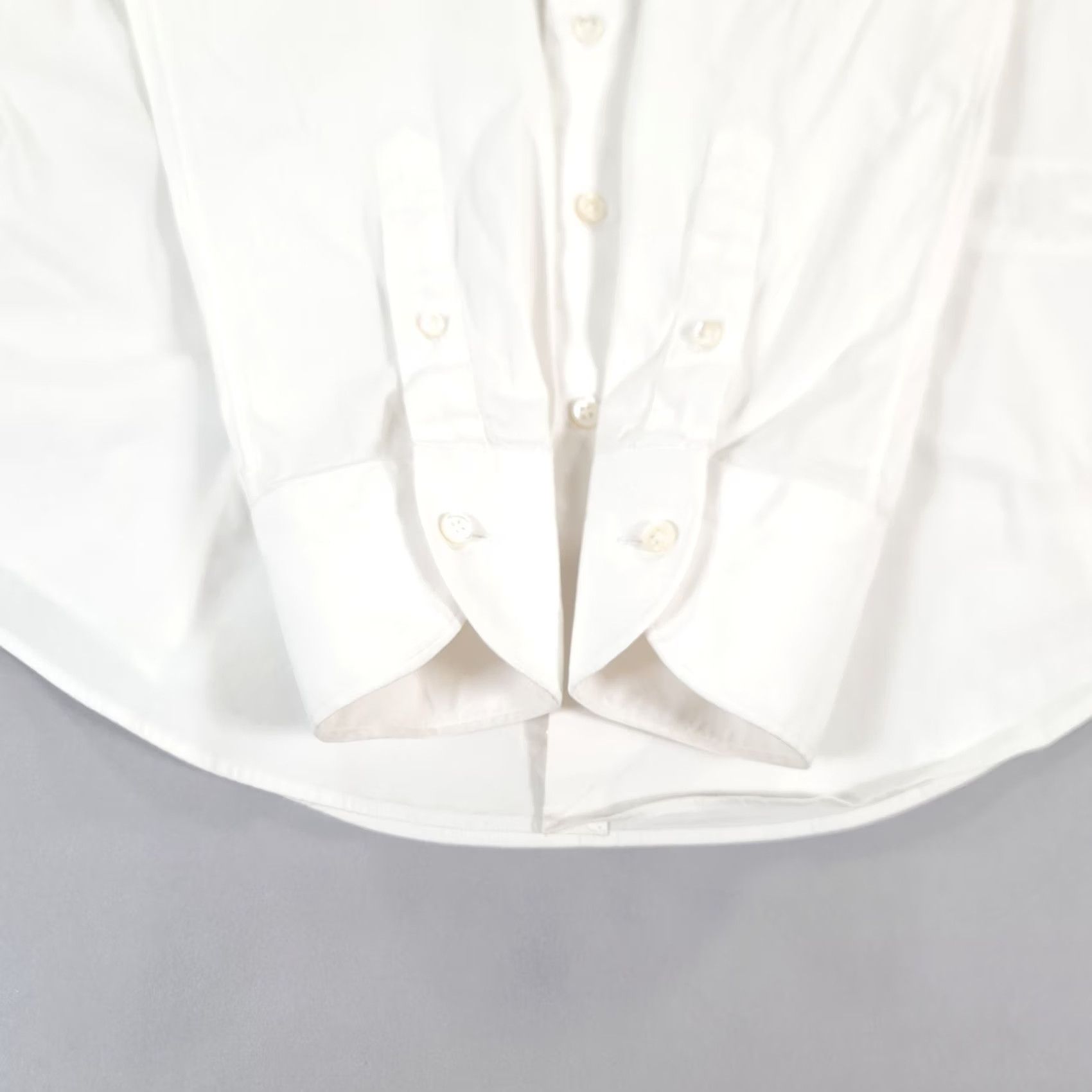 Suitsupply Suitsupply Shirt White 15 3/4 Cotton Stretch Extra Slim Fit Reggiani Men's Button-Up Long Sleeve Collared Casual Size US M / EU 48-50 / 2 - 4 Thumbnail