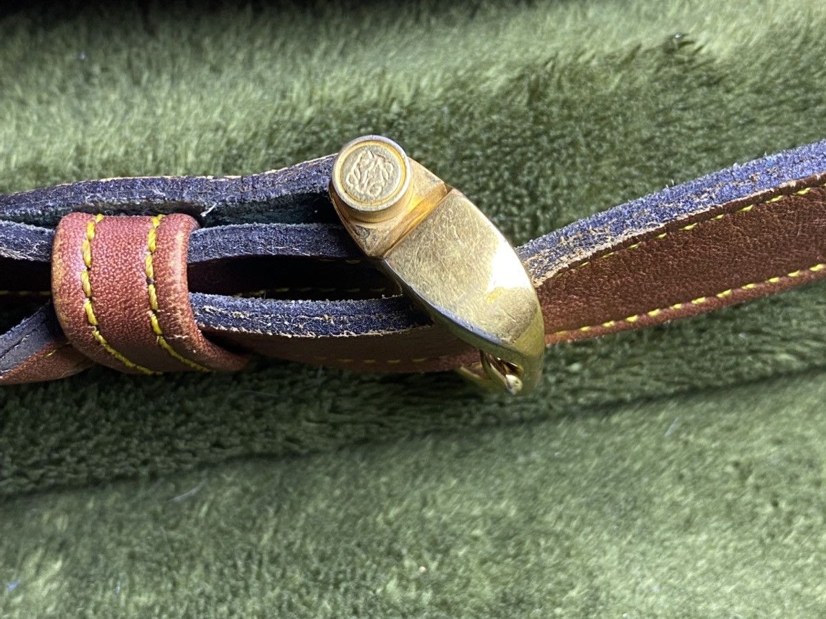 Loewe LOEWE Caza cordoban green suede and brown leather Size ONE SIZE - 7 Thumbnail