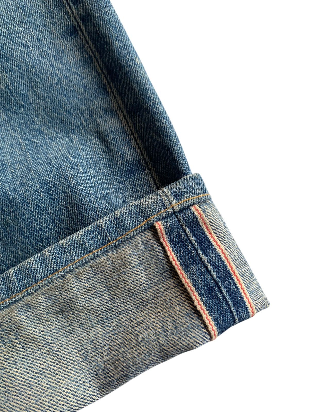 Kapital VINTAGE EDWIN 505X SELVEDGE FADED & RUSTY DISTRESSED DENIM Size US 30 / EU 46 - 10 Thumbnail
