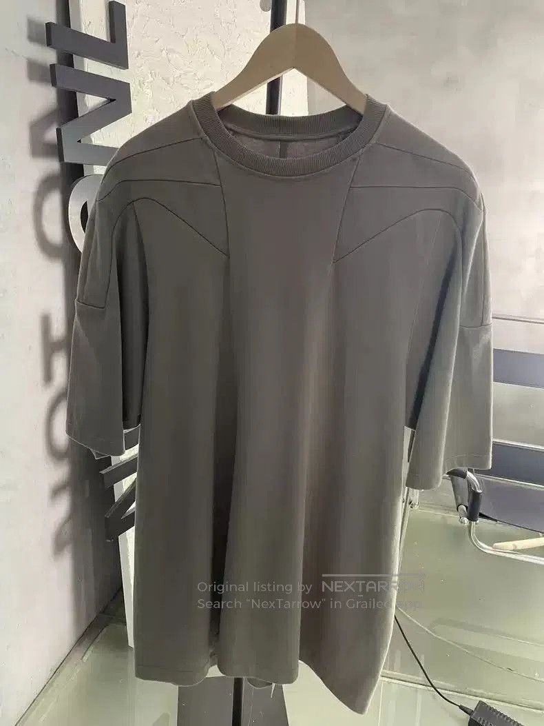 Rick Owens Rick Owens RO SS22 gray solid color T-shirt. Size US M / EU 48-50 / 2 - 1 Thumbnail