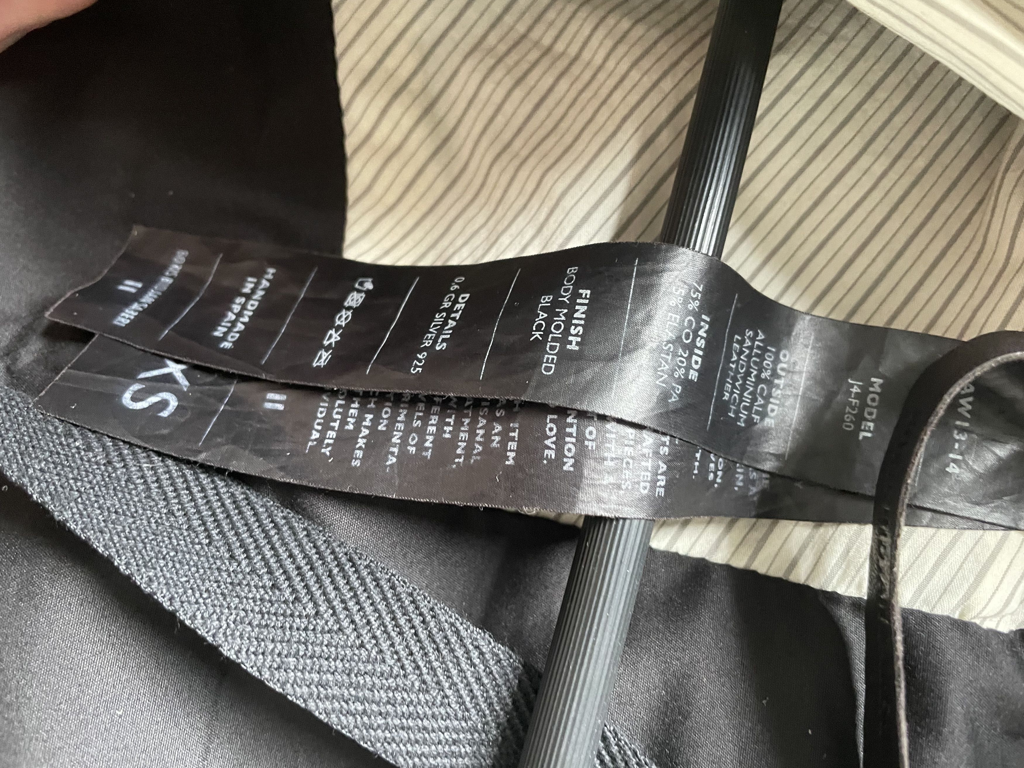 Boris Bidjan Saberi Aluminum Calf Leather J4 Size US XS / EU 42 / 0 - 10 Thumbnail