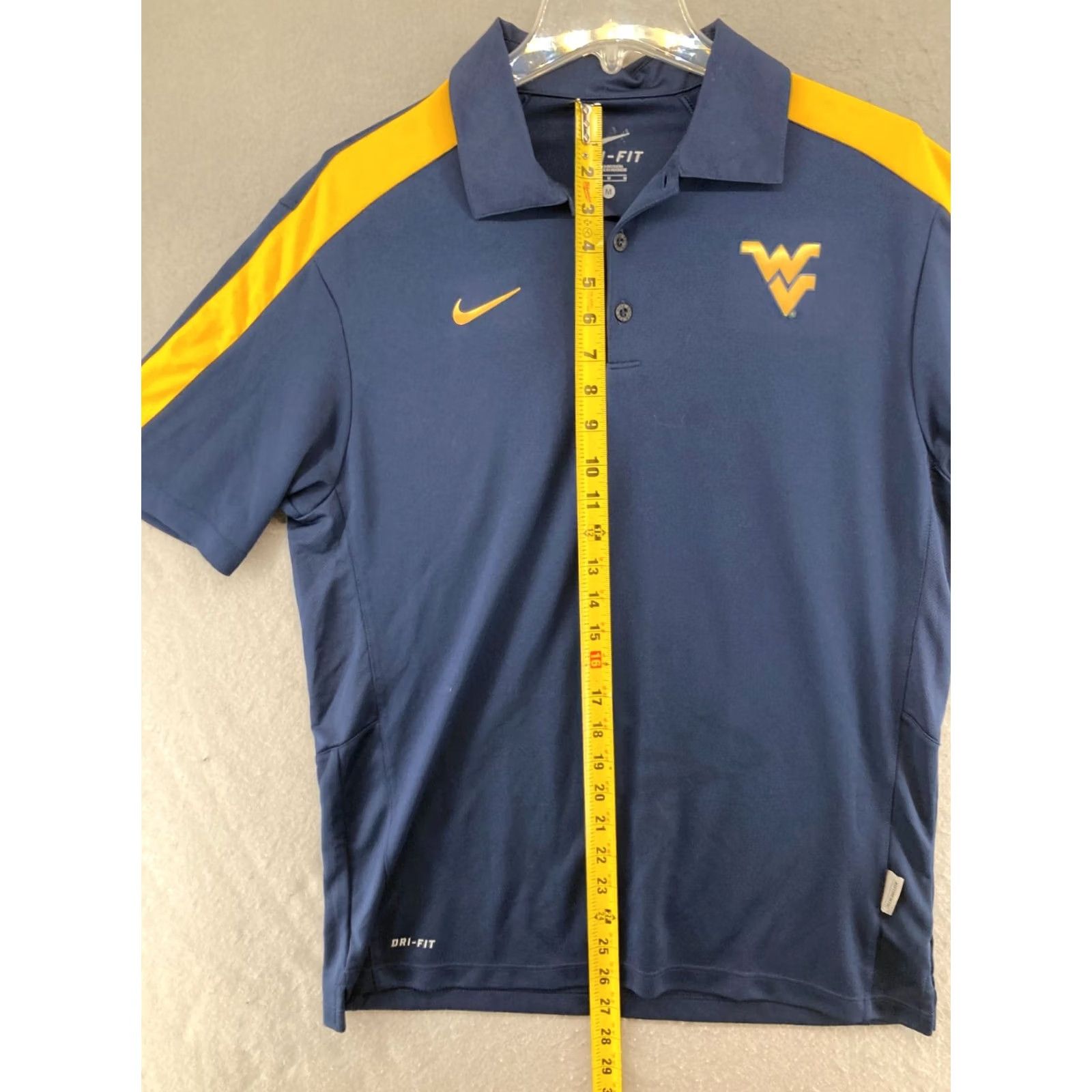 Nike Nike DriFit Mens Polo Shirt Medium Navy Blue College Sports Swoosh Athletic Shirt Size US M / EU 48-50 / 2 - 3 Thumbnail