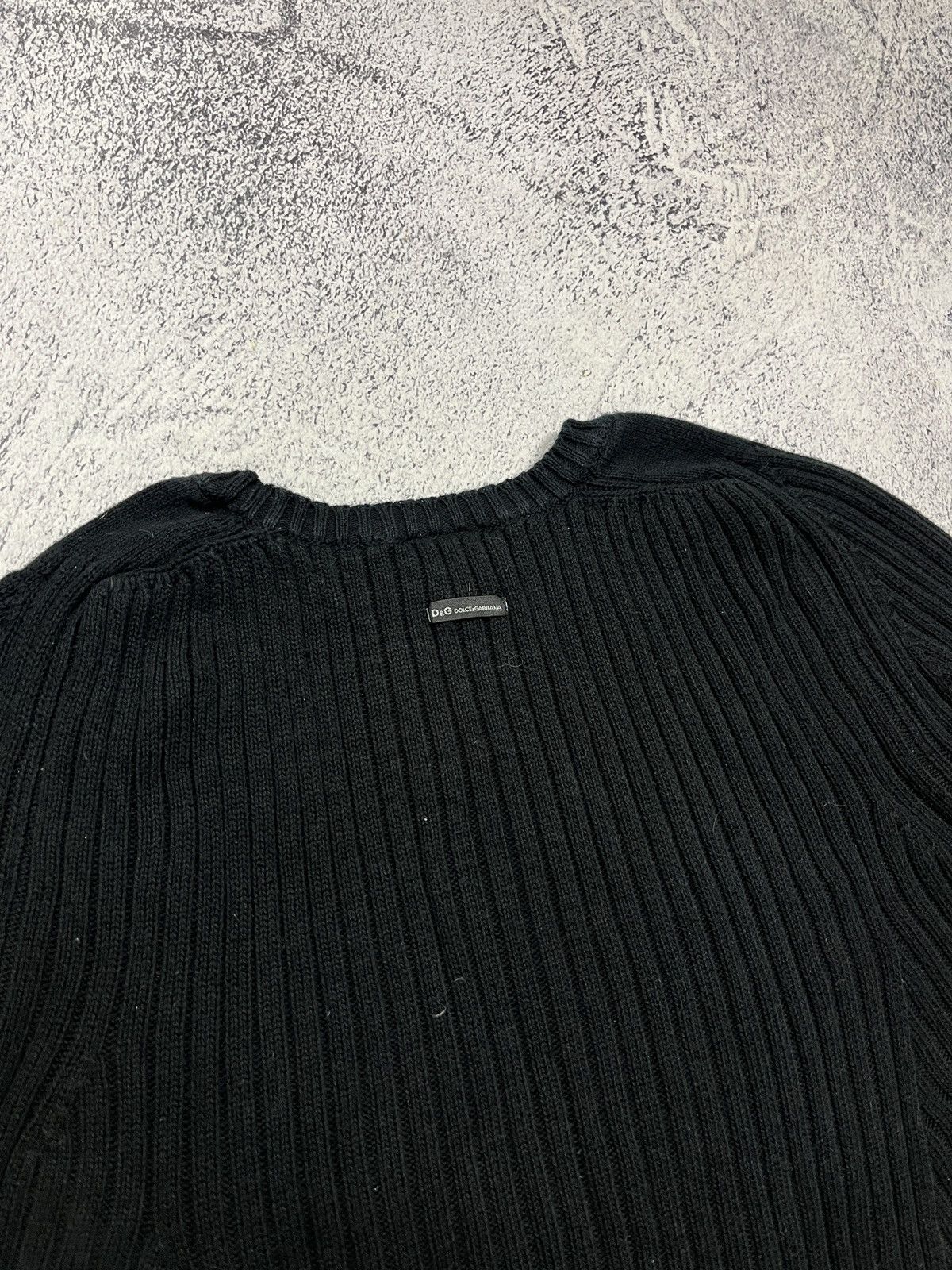 Dolce & Gabbana Dolce Gabbana Ribbed Knit Sweater Japanese Avant Garde Y2k Size US XL / EU 56 / 4 - 12 Thumbnail