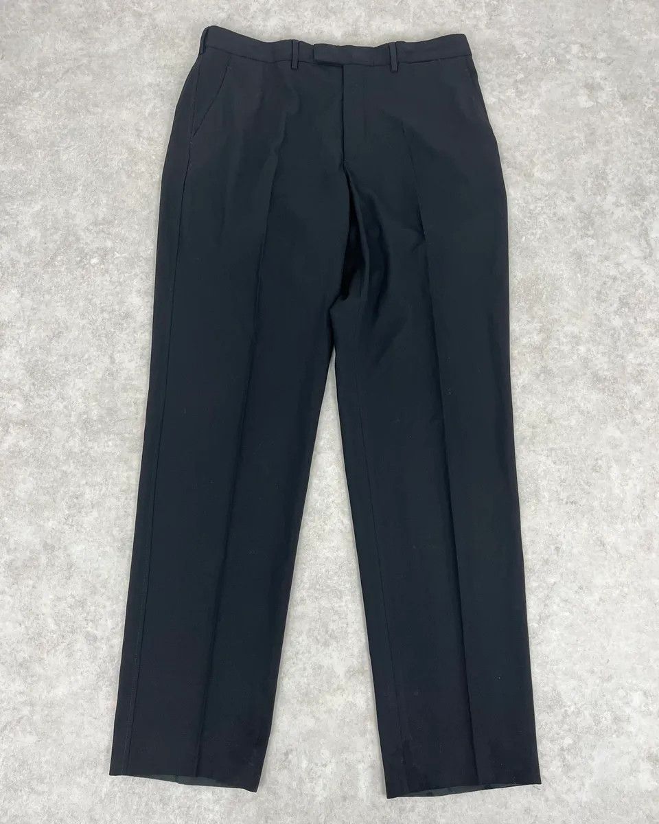 Prada 2000s Prada Black Minimalist Tailored Pants Size US 33 - 2 Thumbnail
