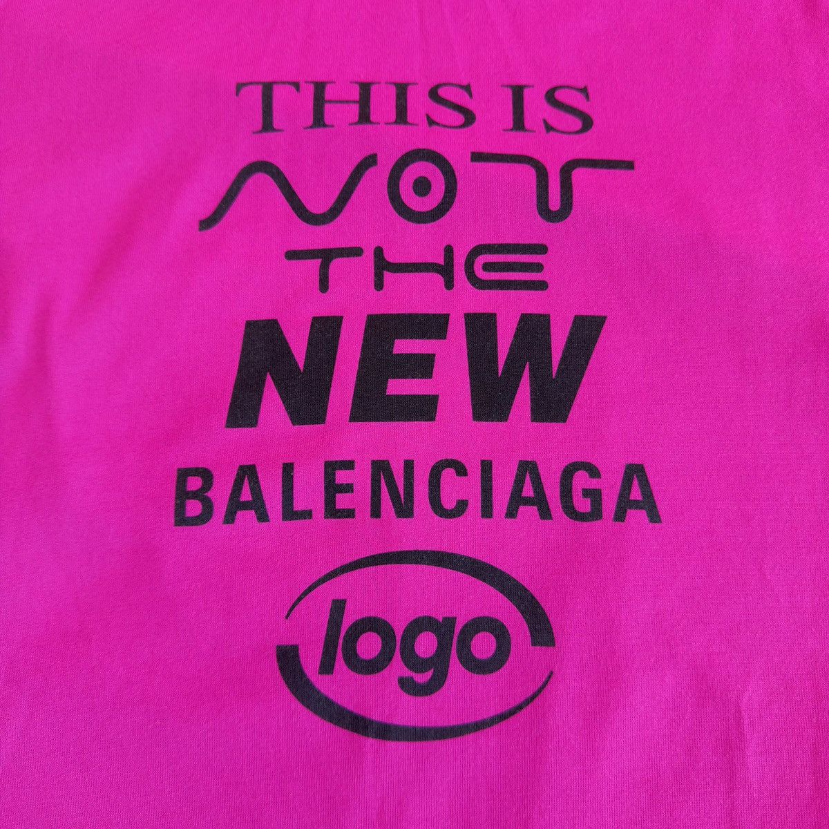 Balenciaga SS2021 This Is Not The New Balenciaga Logo Light Hoodie Size US L / EU 52-54 / 3 - 2 Thumbnail