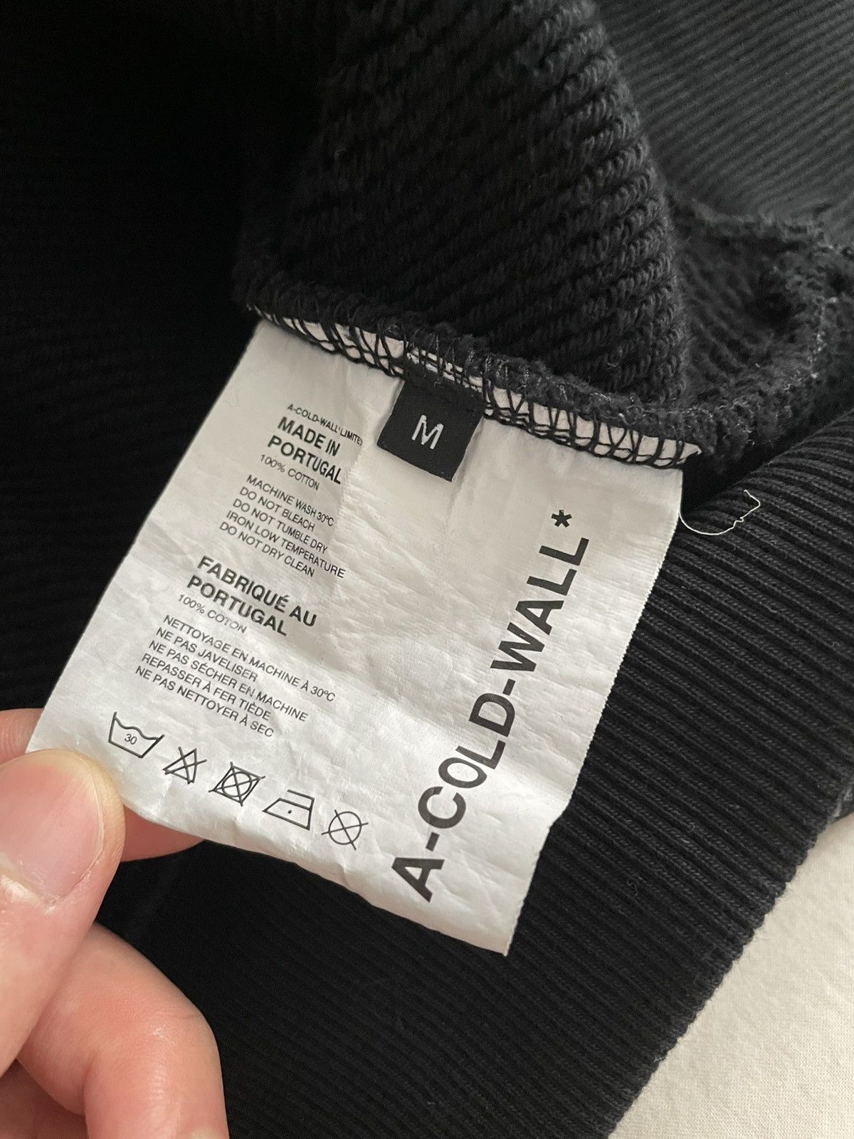 A-COLD-WALL* A cold wall black crewneck sweater Size US M / EU 48-50 / 2 - 5 Thumbnail