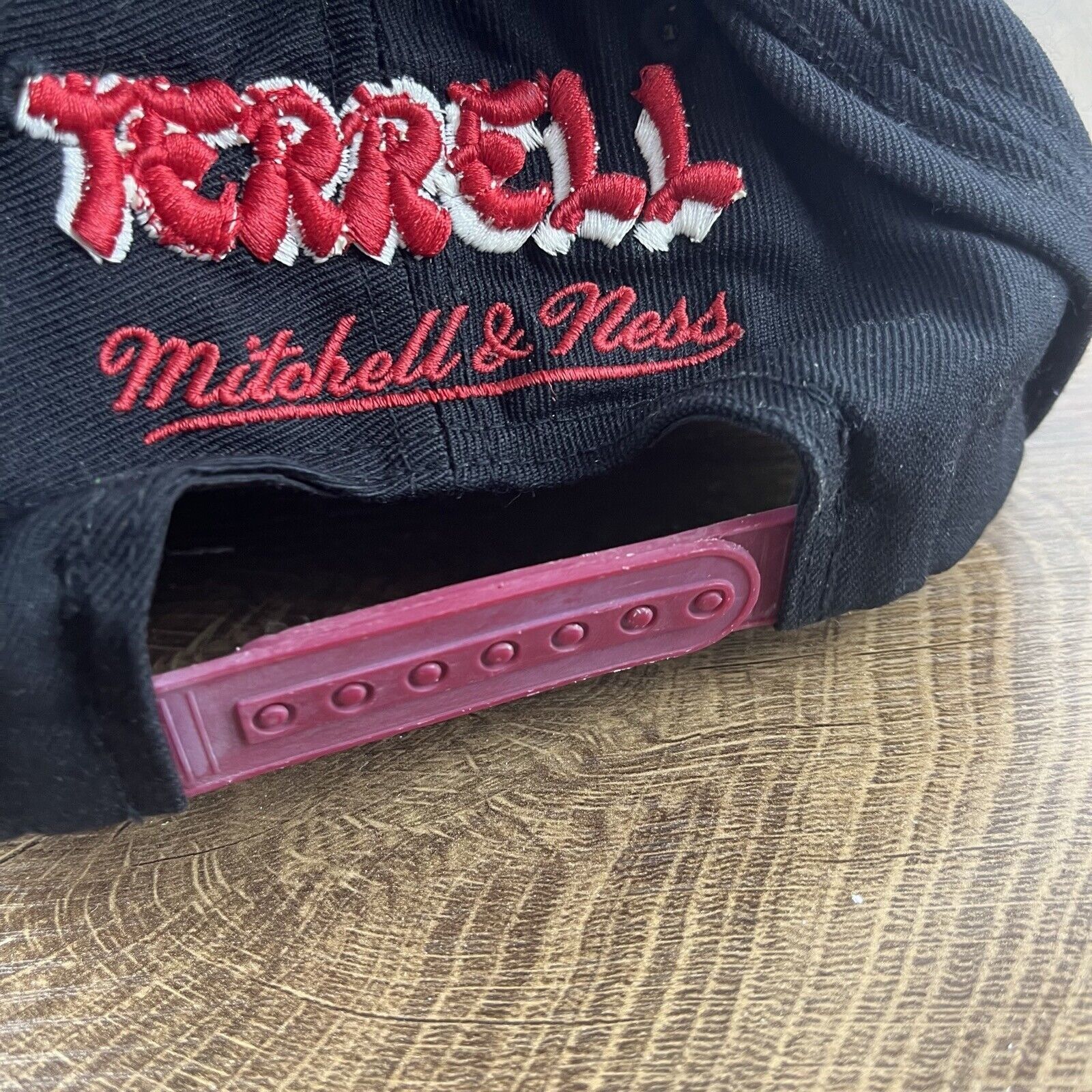 Mitchell & Ness Miami Heat Snapback Hat Black Mitchell & Ness Cap Adjustable Size ONE SIZE - 11 Thumbnail