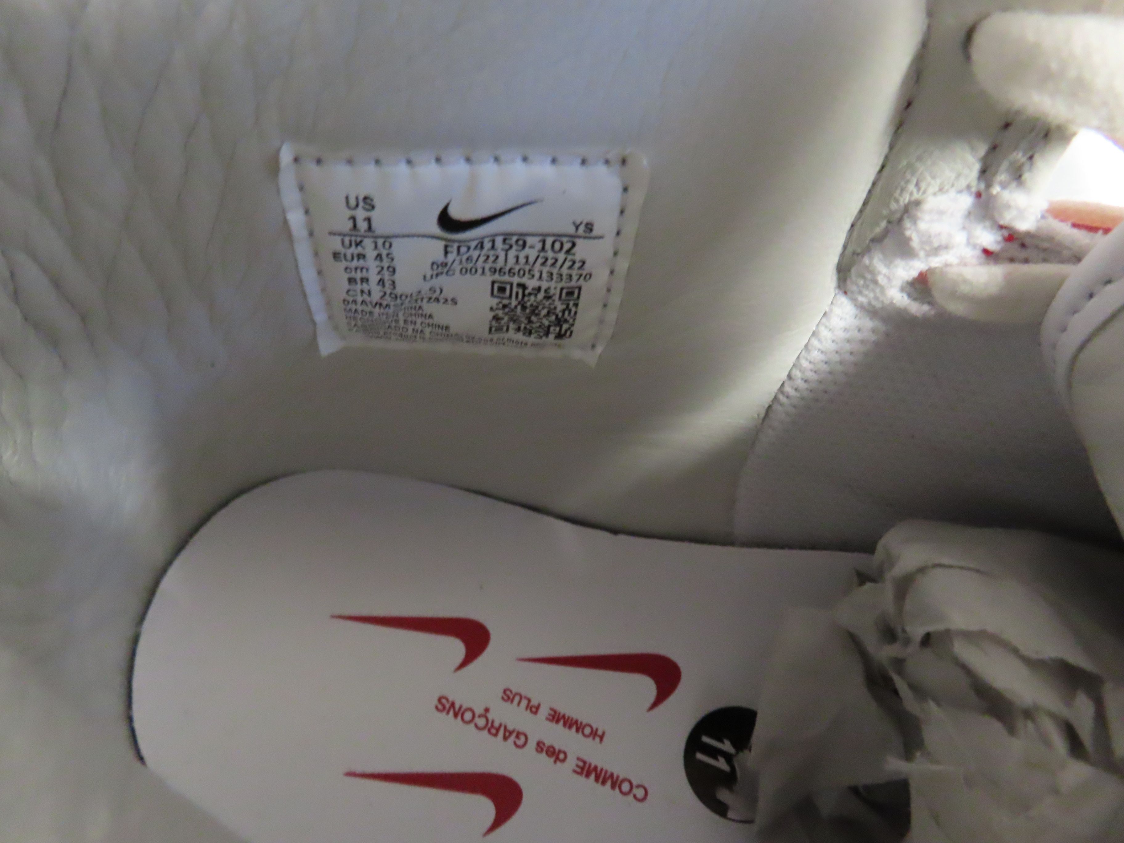 Comme des Garcons × Nike Nike Terminator High SP Comme des Garcons Homme Plus Red Size US 11 / EU 44 - 5 Thumbnail