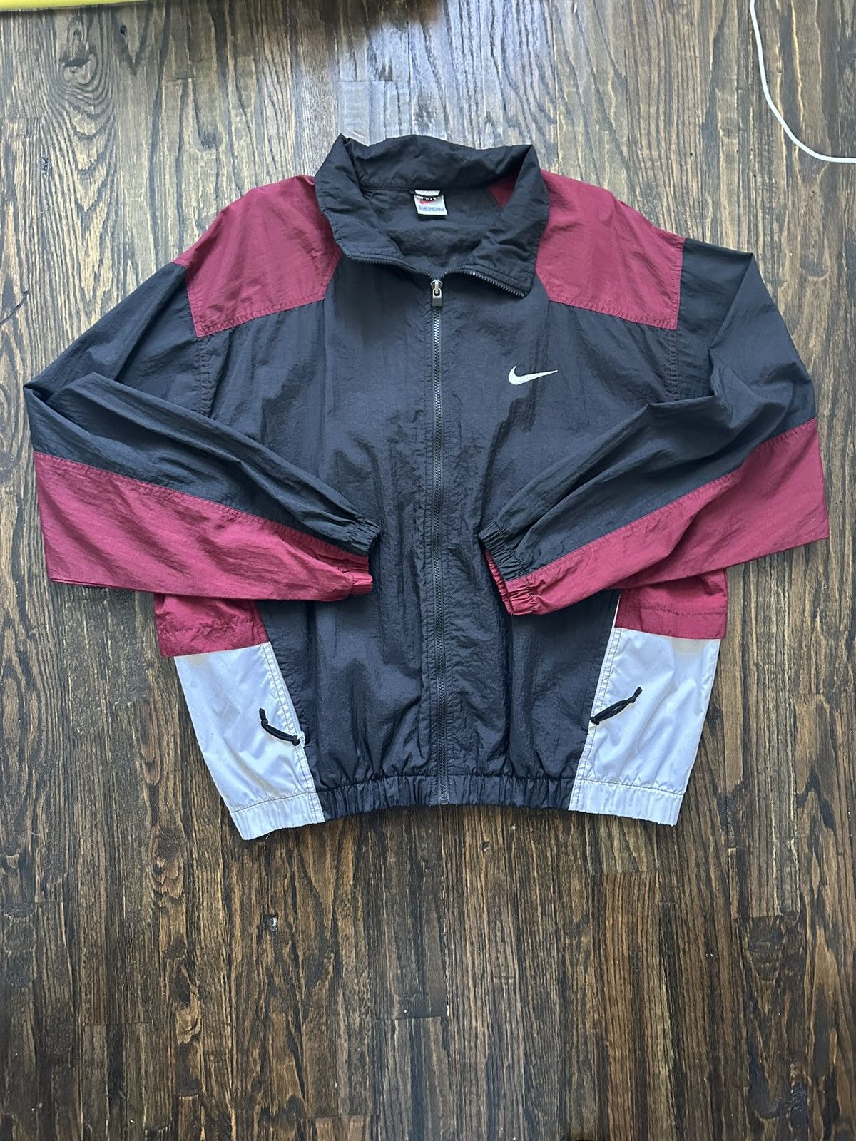 Nike × Vintage 90s Nike wind breaker Size US XL / EU 56 / 4 - 1 Thumbnail