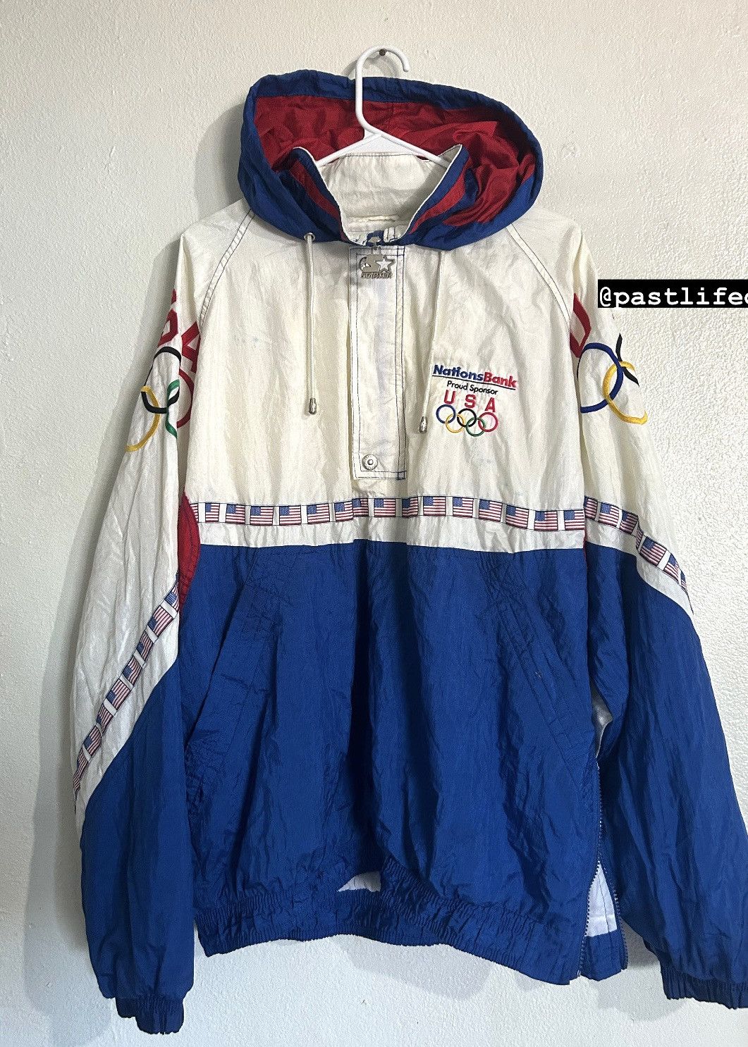 Starter Starter 90’s USA Olympic Windbreaker Size US XL / EU 56 / 4 - 1 Thumbnail