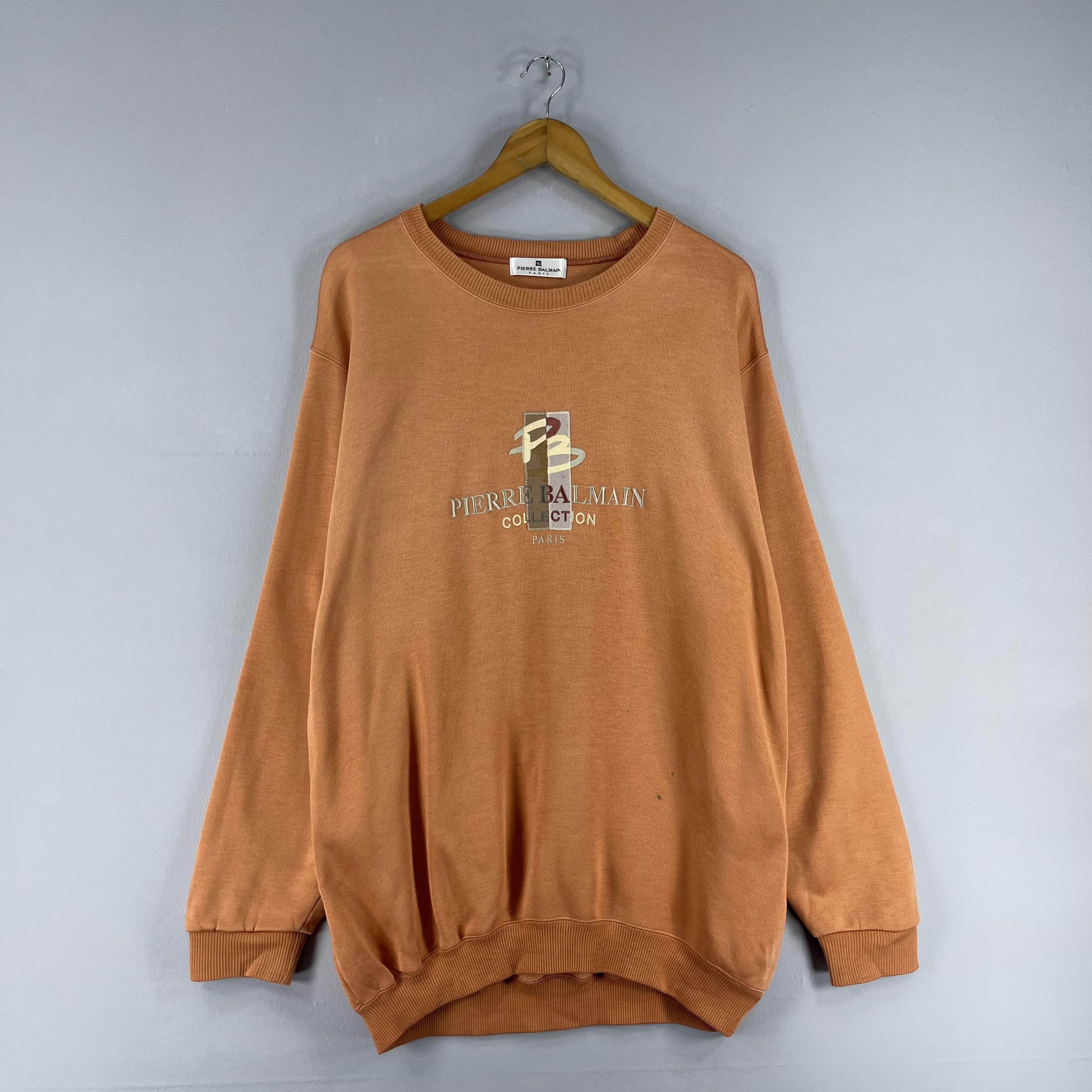 Pierre Balmain Vintage PIERRE BALMAIN Embroidery Logo Sweatshirt Size US L / EU 52-54 / 3 - 3 Thumbnail