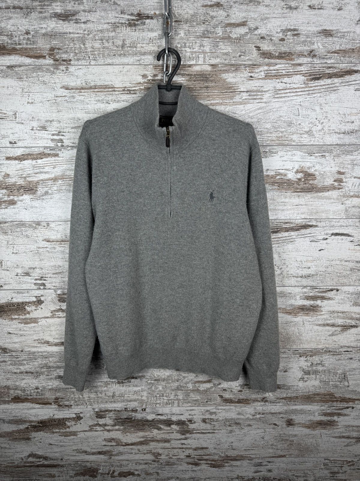 Polo Ralph Lauren Mens Vintage Polo Ralph Lauren 1/3 zip sweaters sweatshirt Size US L / EU 52-54 / 3 - 1 Thumbnail