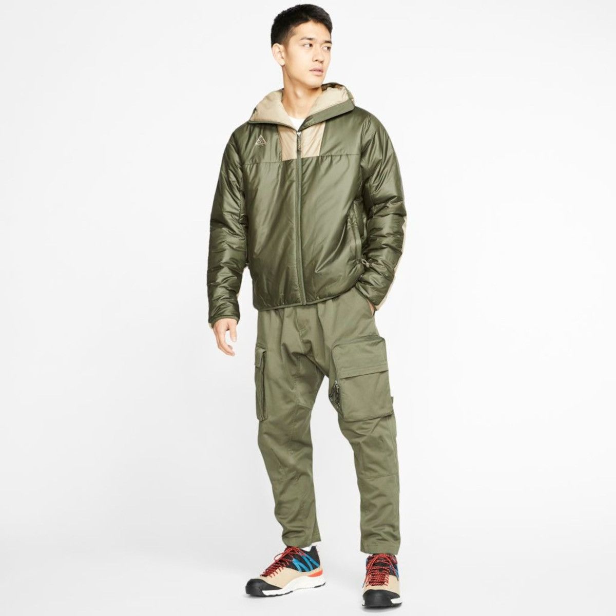 Nike ACG Nike ACG X Errolson Hugh Technical Swamp Green Cargo Pants Size US 30 / EU 46 - 4 Thumbnail