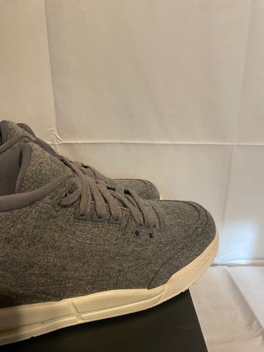 Jordan Brand Jordan 3 III Retro Wool 7Y Kids Shoes Pre-owned 861427 004 Size US 7 / EU 40 - 8 Thumbnail
