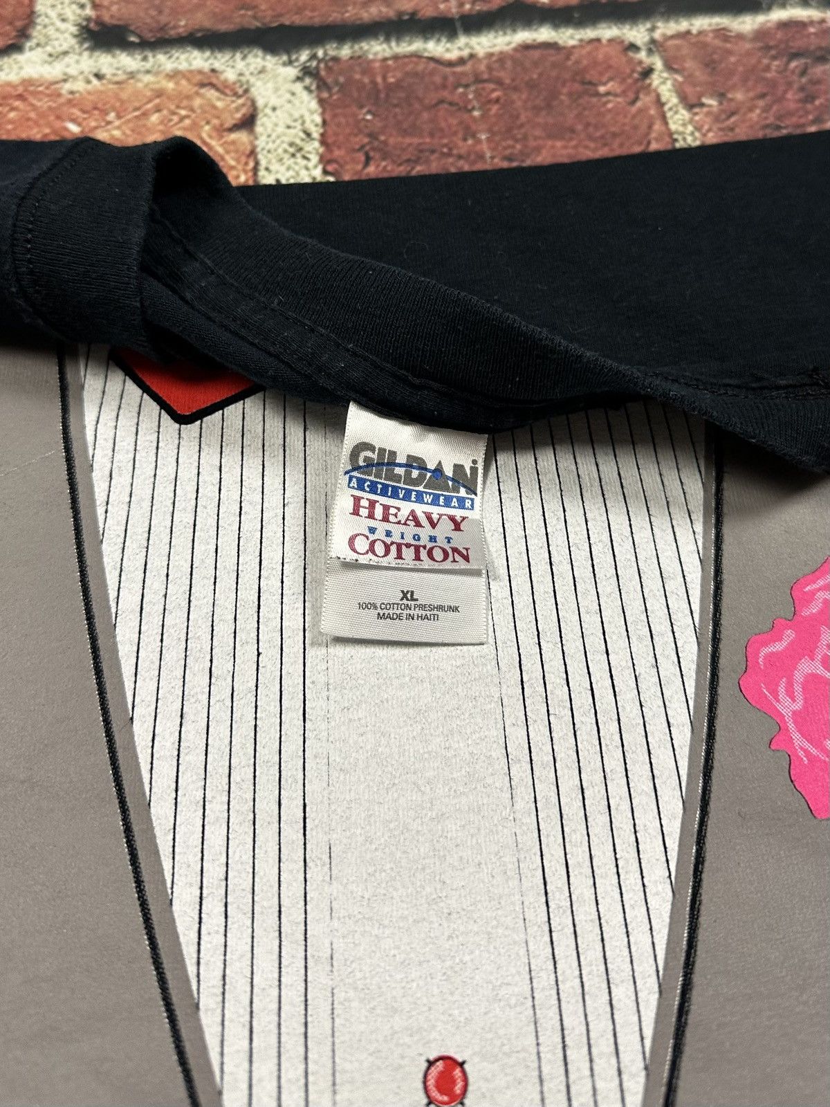Gildan Vintage Tuxedo Graphic T Shirt Joke Y2K Funny Suit Humor Size US XL / EU 56 / 4 - 5 Thumbnail