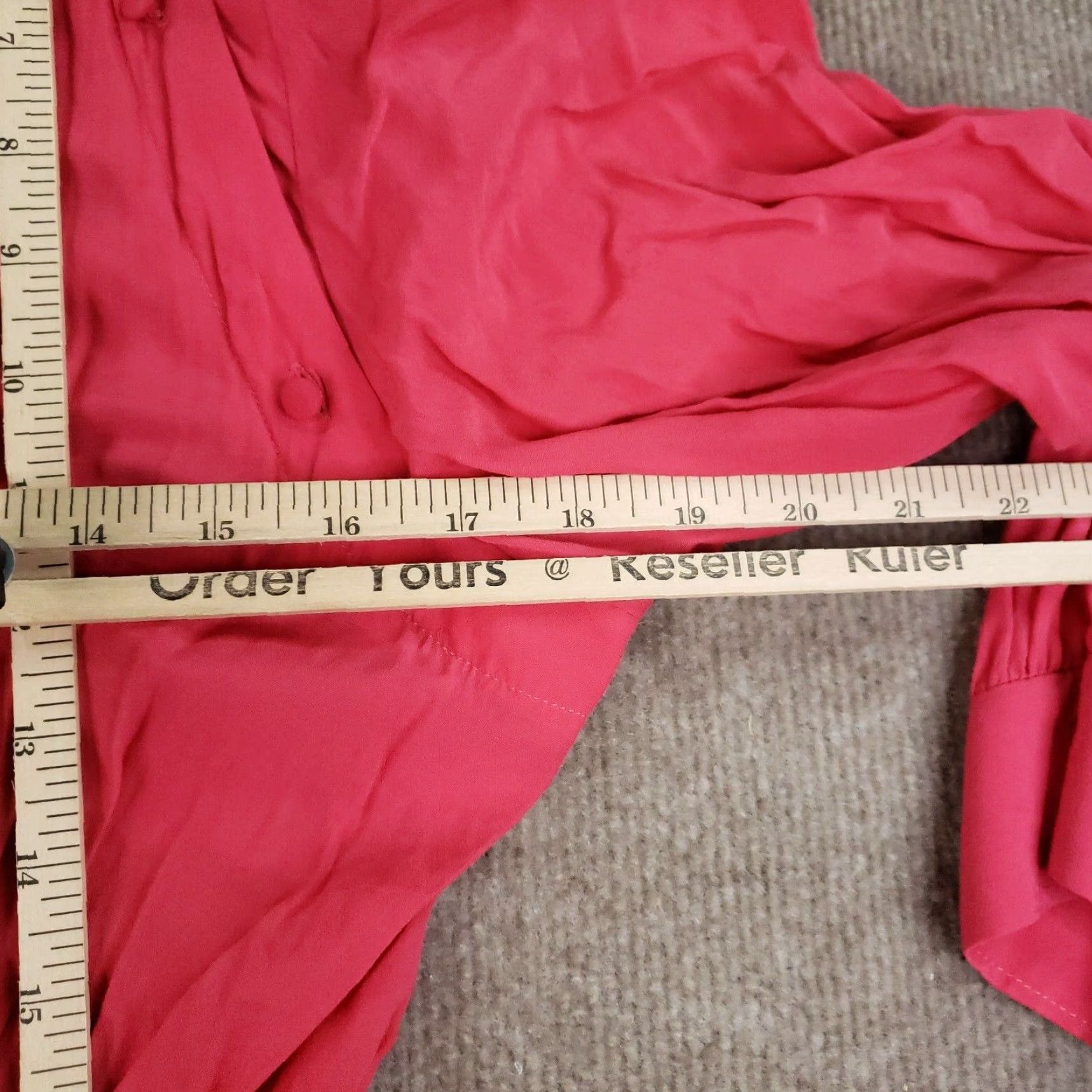 Iro IRO Shift Dress Womens Size 38 Pink Long Sleeve Lined Pockets Faux Wrap Size M / US 6-8 / IT 42-44 - 3 Thumbnail