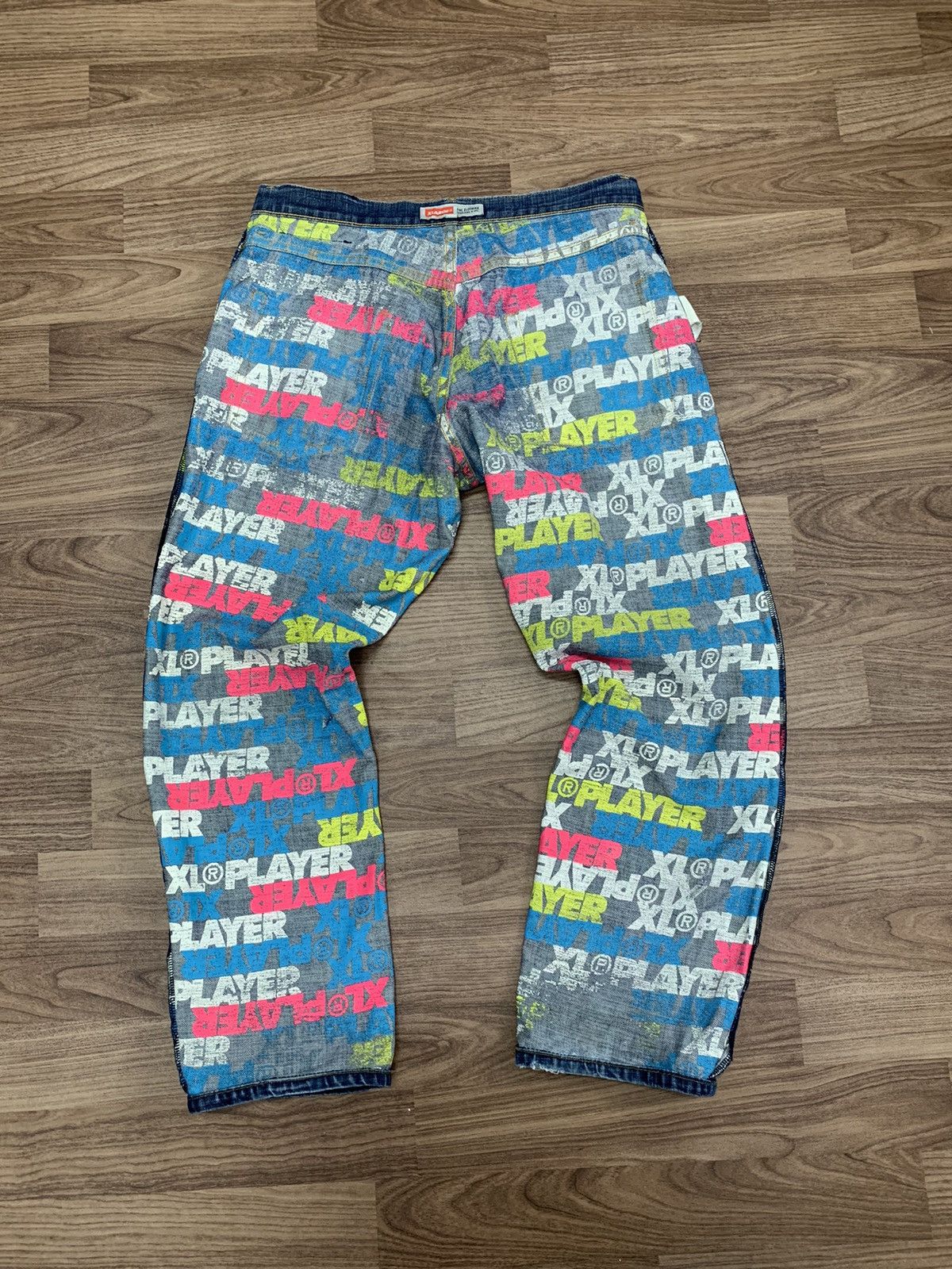 X-LARGE × Xlarge XLarge Denim Jeans Full Print Size US 32 / EU 48 - 1 Thumbnail