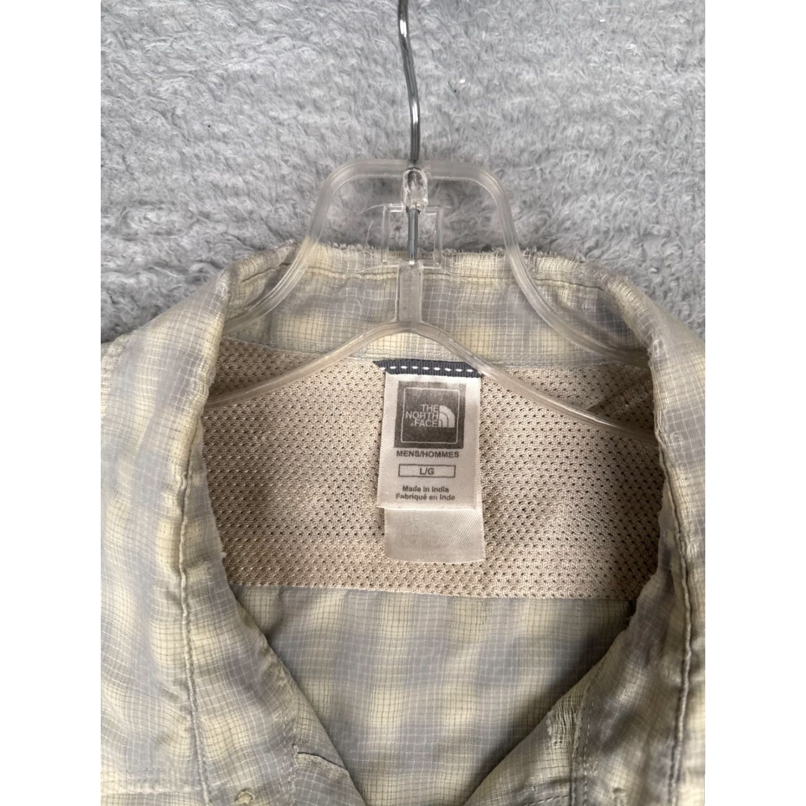 The North Face The North Face Shirt Men L Blue Plaid Button-Up Short Sleeve Casual Outdoors Size US L / EU 52-54 / 3 - 7 Thumbnail