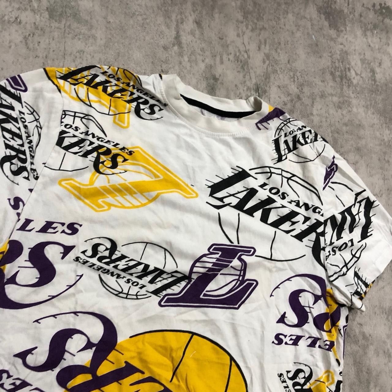 NBA Yellow and white NBA Lakers streetwear tee #streetwear #NBA Size US M / EU 48-50 / 2 - 2 Thumbnail