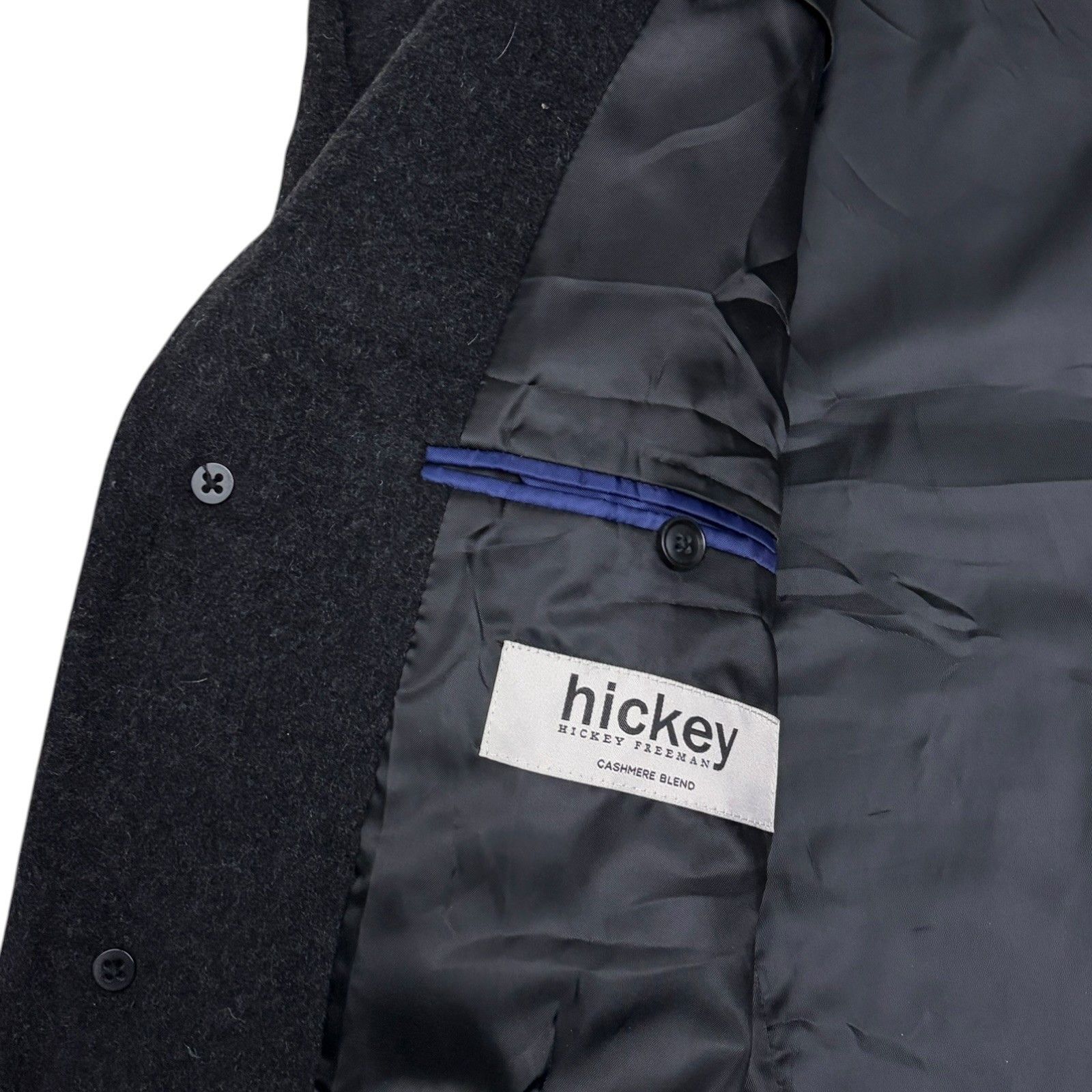 Hickey Freeman Hickey Freeman Cashmere PeaCoat Winter Business Casual 2XL Size US XXL / EU 58 / 5 - 4 Thumbnail