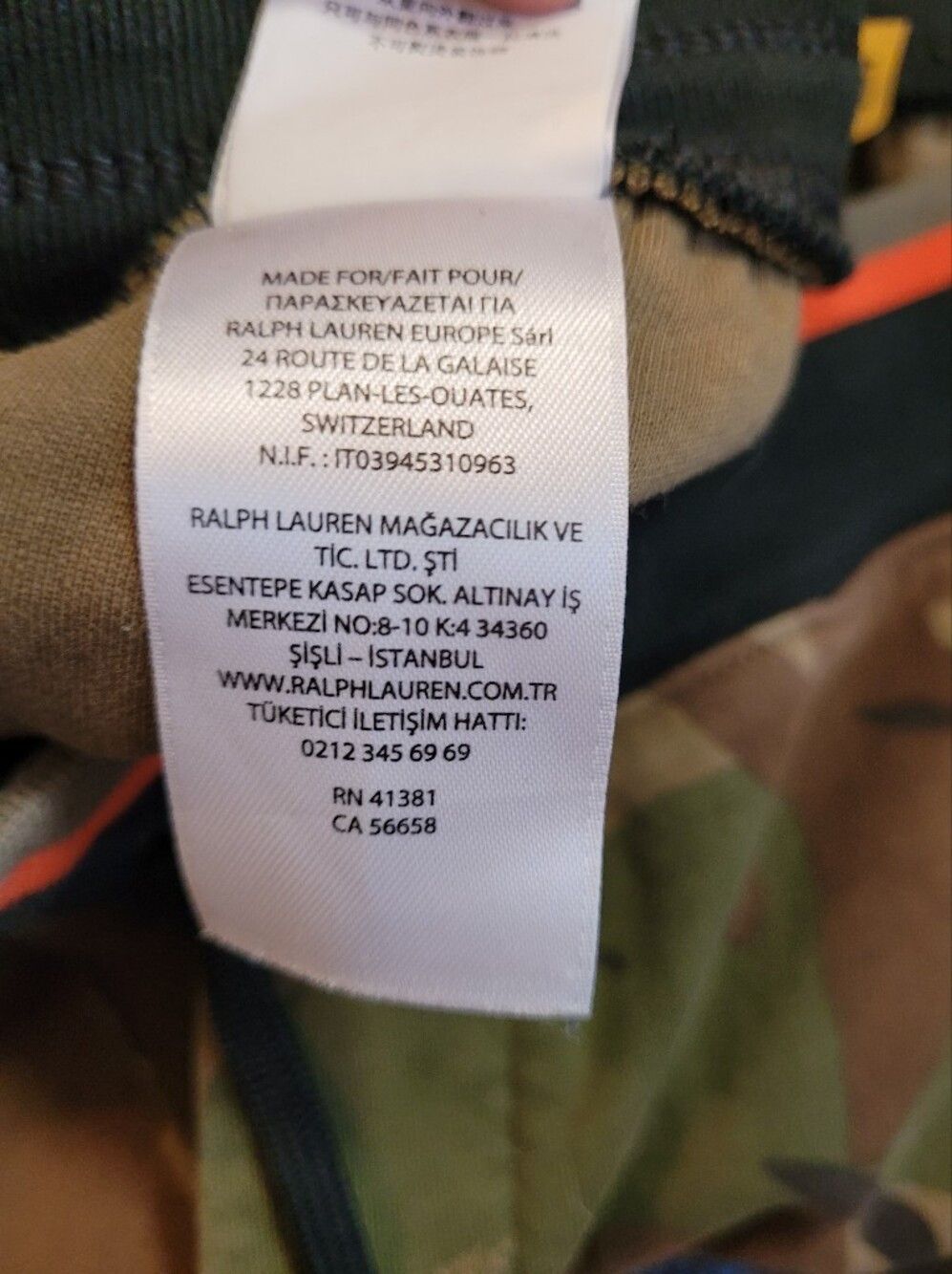 Polo Ralph Lauren Polo Ralph Lauren Camo indiana Shorts with Orange Logo - S Size US 30 / EU 46 - 4 Thumbnail