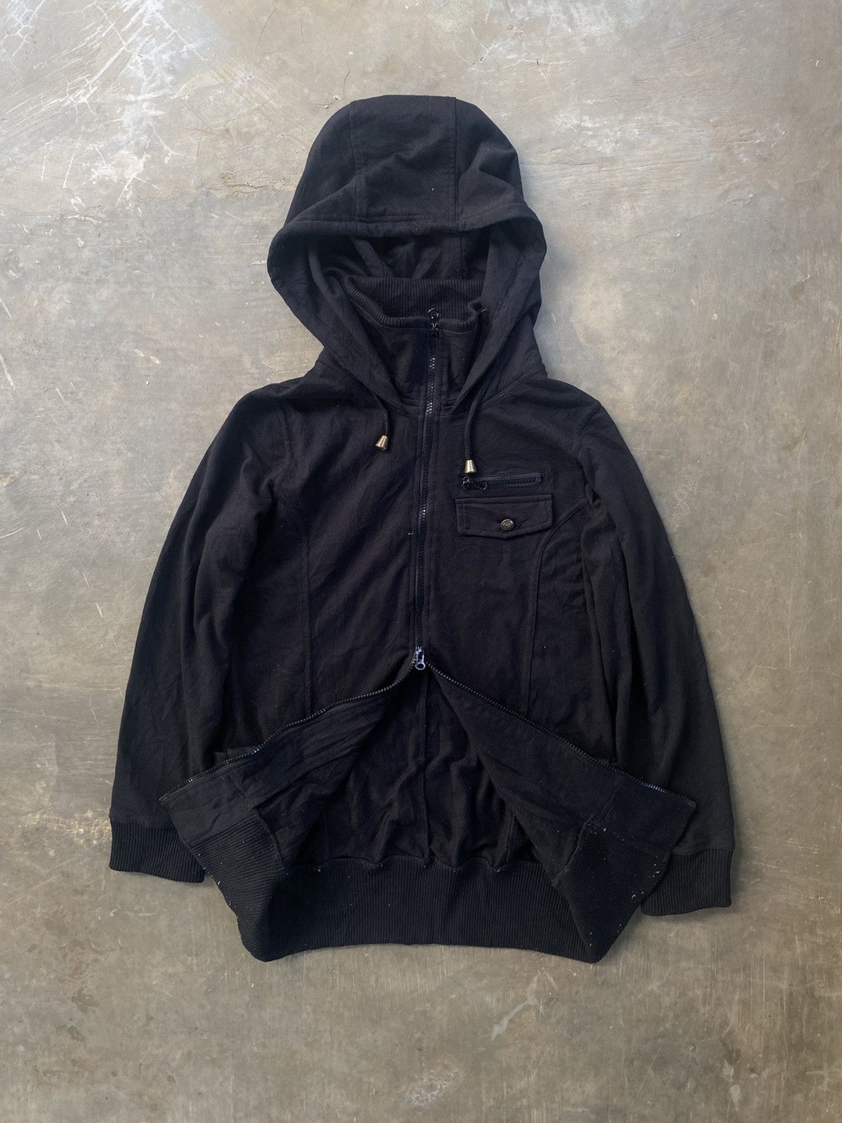 If Six Was Nine × Japanese Brand × Le Grande Bleu (L.G.B.) Amourire Gothic embroidered style Zip Up Hoodies Size US M / EU 48-50 / 2 - 2 Thumbnail
