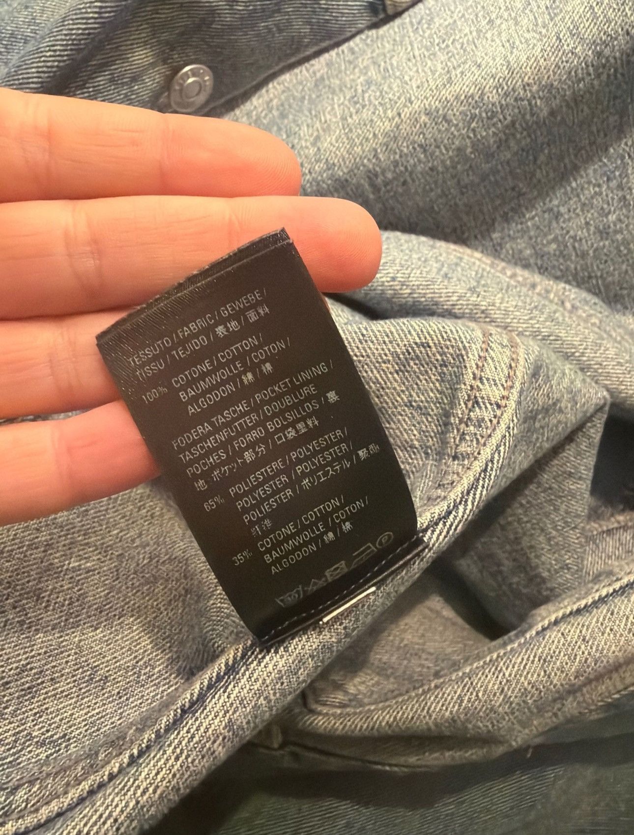 Balenciaga Balenciaga Denim Jacket Size US L / EU 52-54 / 3 - 5 Thumbnail