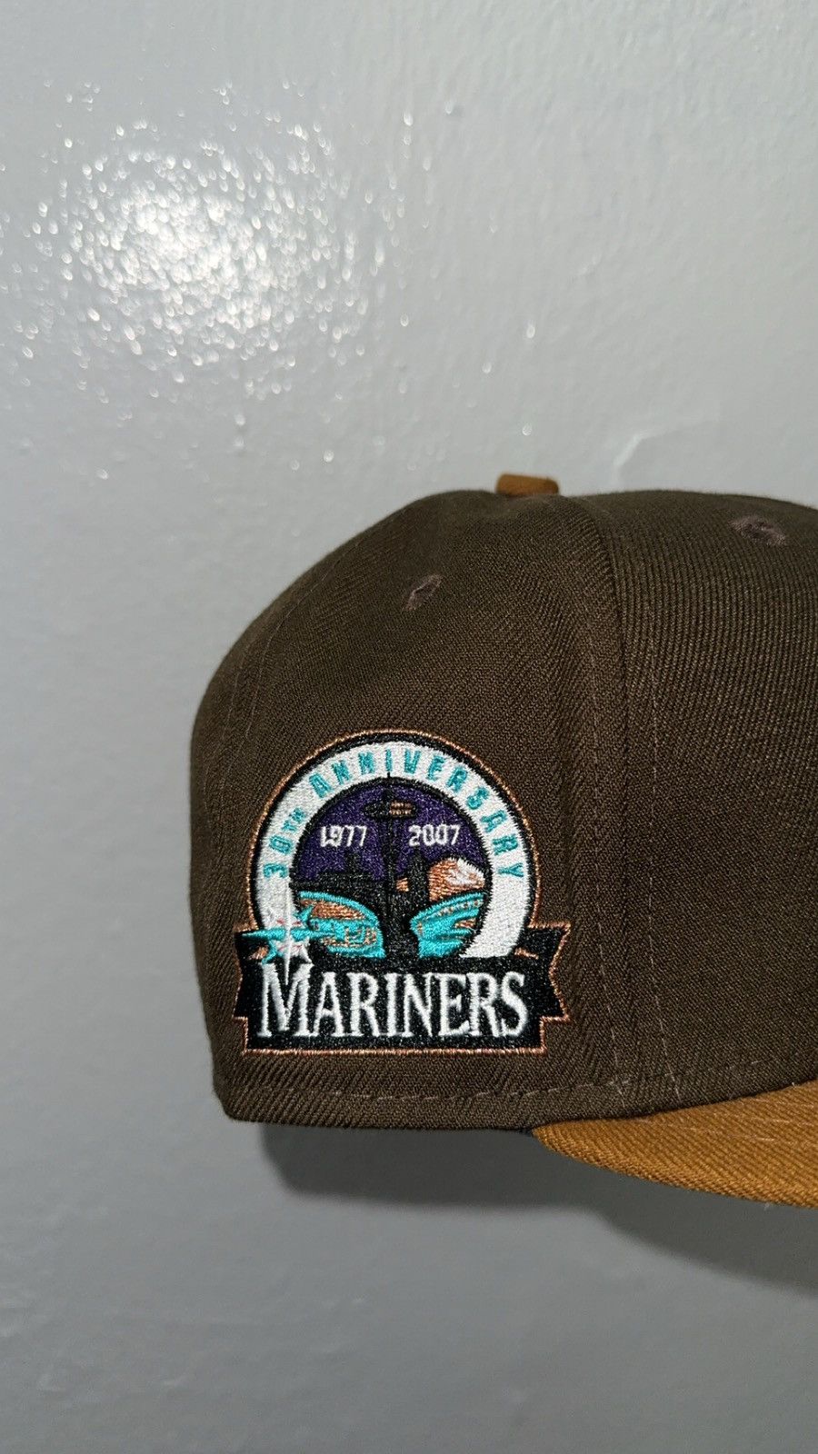 New Era New Era 59fifty Brown Seattle Mariners fitted hat size 7 1/8 Size ONE SIZE - 3 Thumbnail