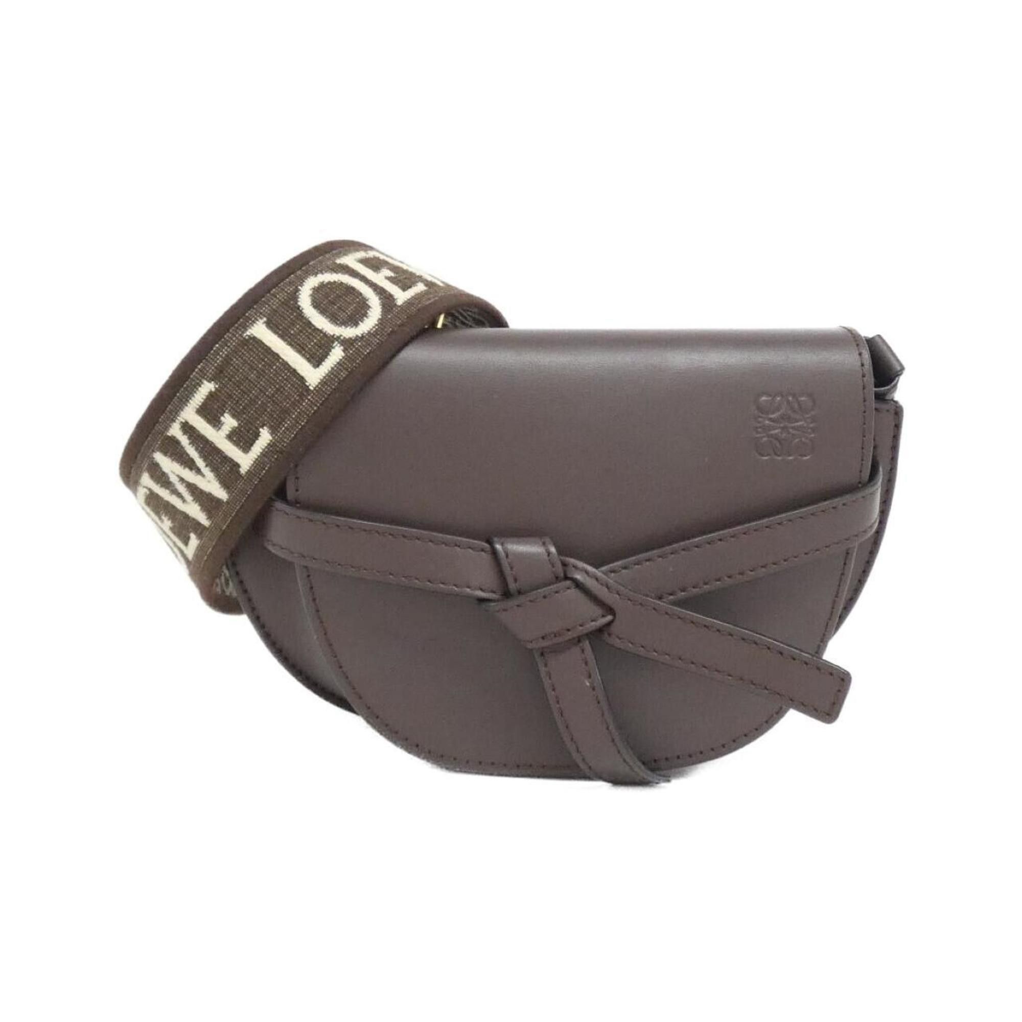 Loewe Gate Dual Mini A650N46X13 Shoulder Bag in Brown, Women's