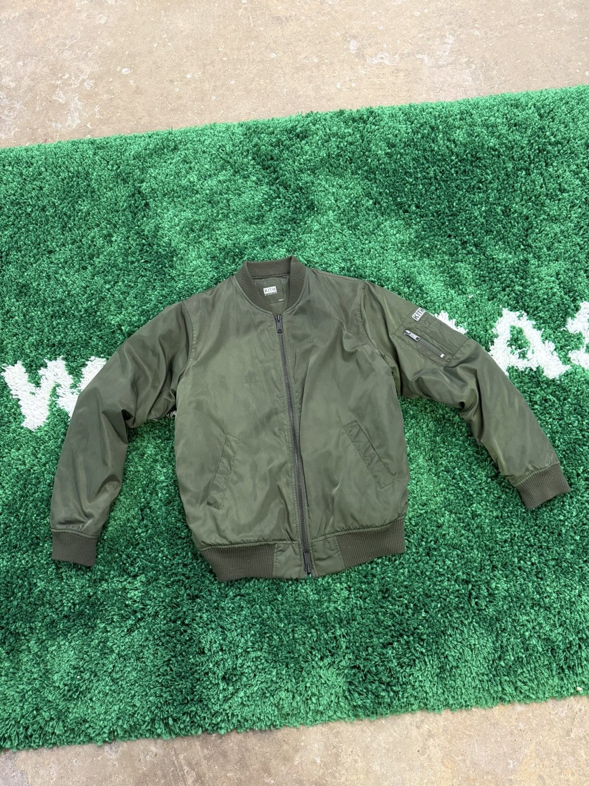 Kith Kith MA1 Forest Green Bomber Jacket Sz. Small Size US S / EU 44-46 / 1 - 1 Thumbnail